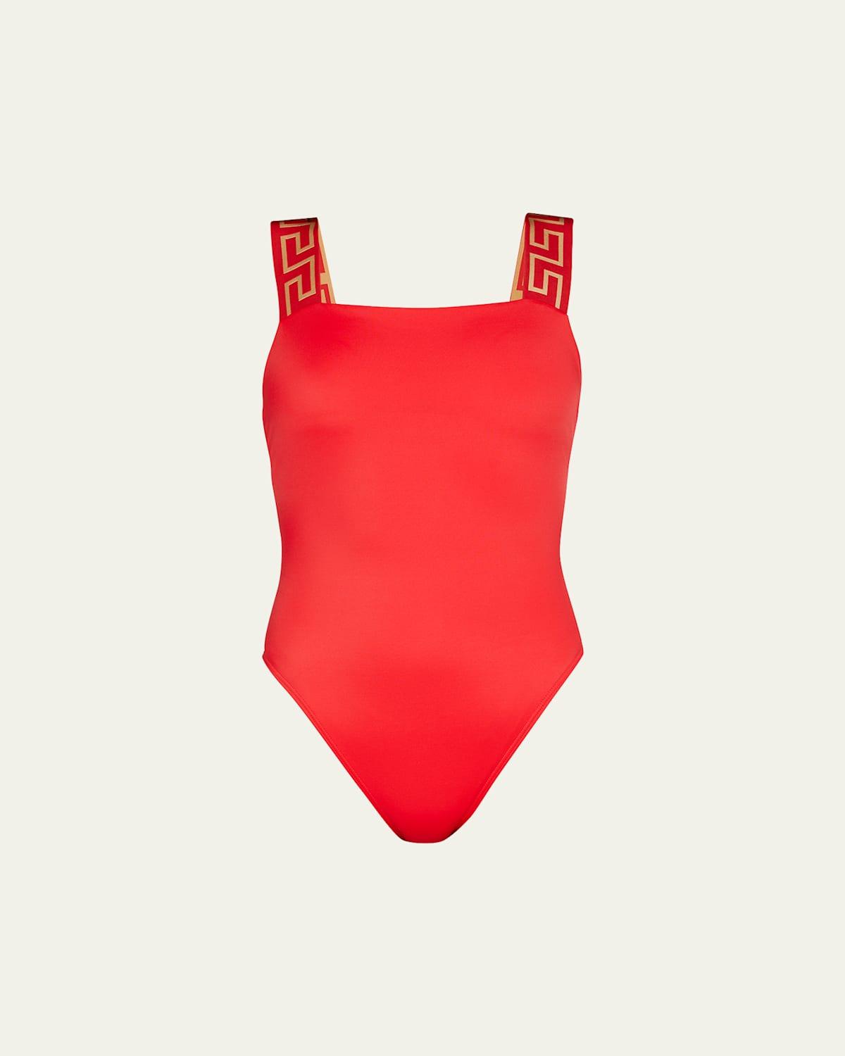 Red Versace Beachwear and swimwear outfits for Women | Lyst