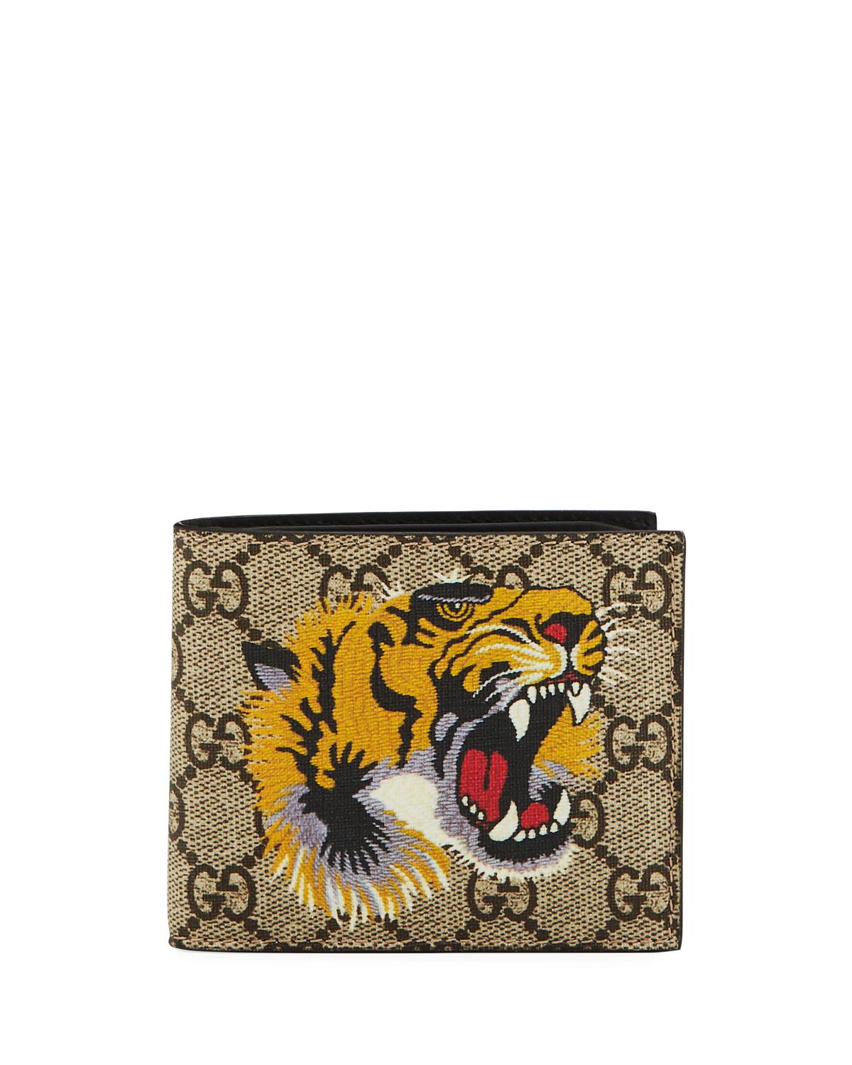 Gucci Gg Wallet With Tiger Printing | Paul Smith