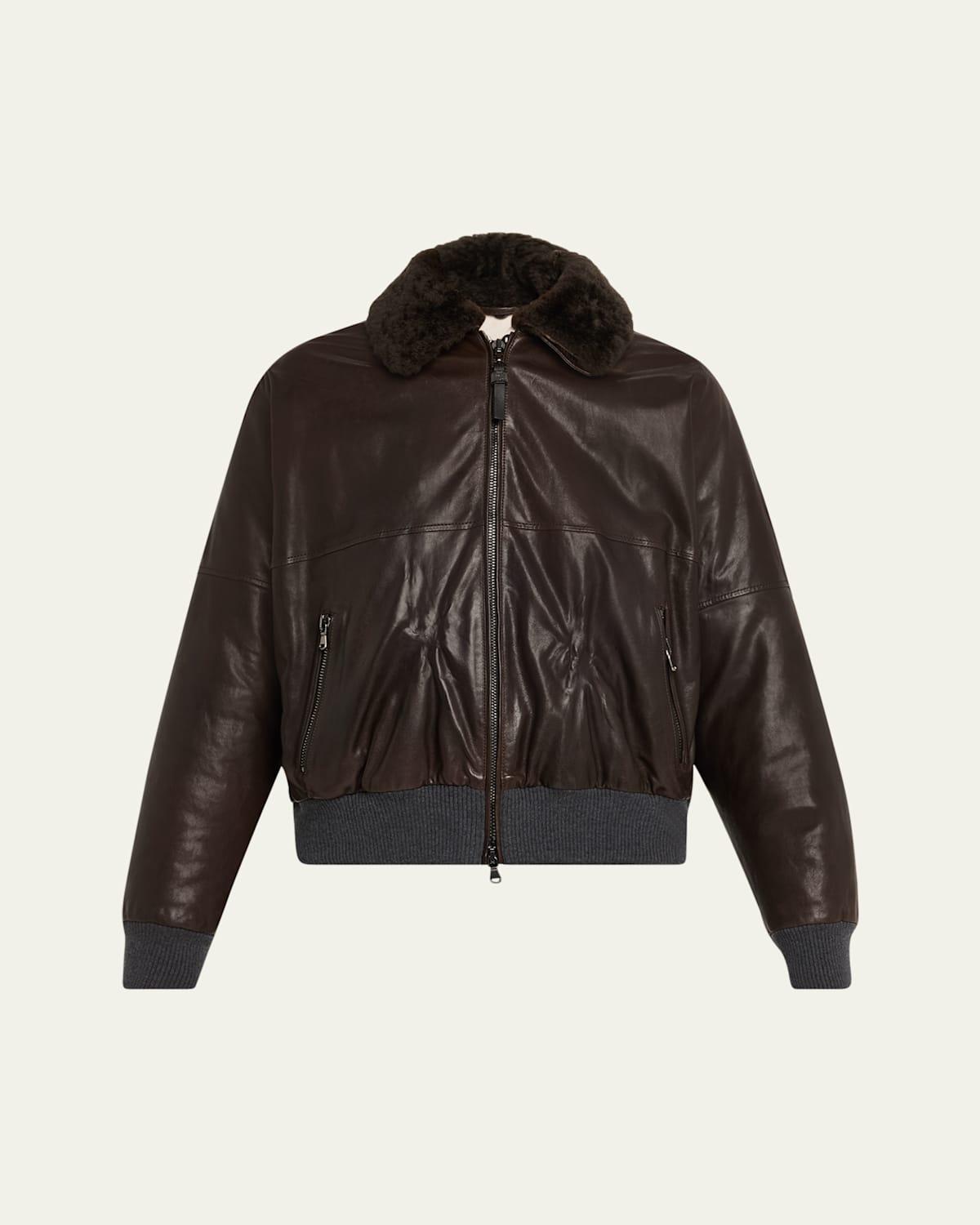 【ブルネロクチネリ】 Jackets - Leather Jackets ジャケット 23688769_53846926_600.jpg