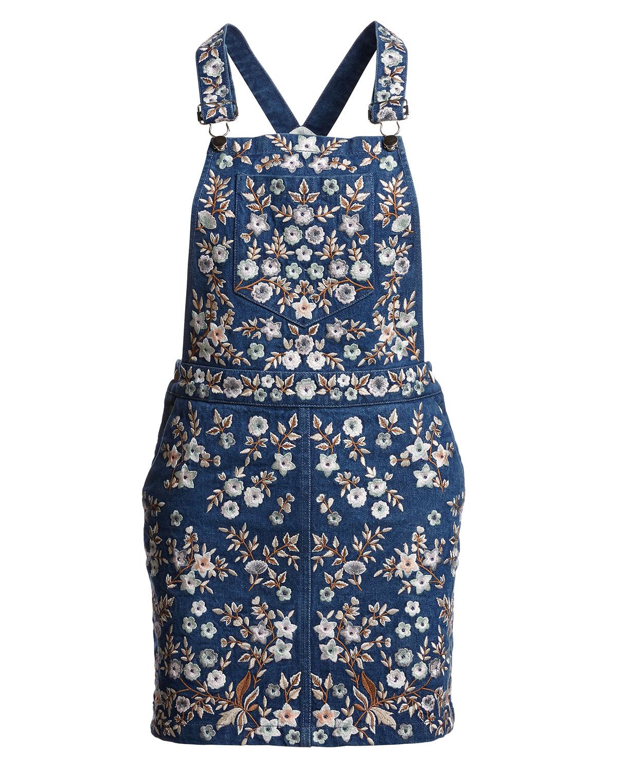 needle and thread pinafore dress