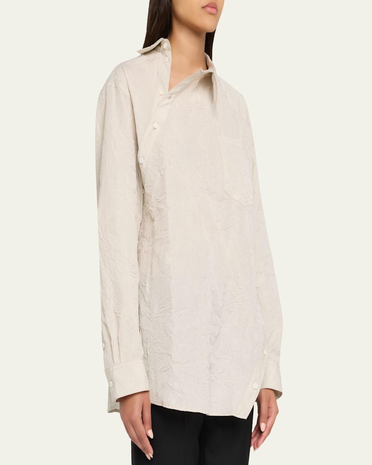 Peter Do Kiko Spiral Button-Down Shirt in White | Lyst