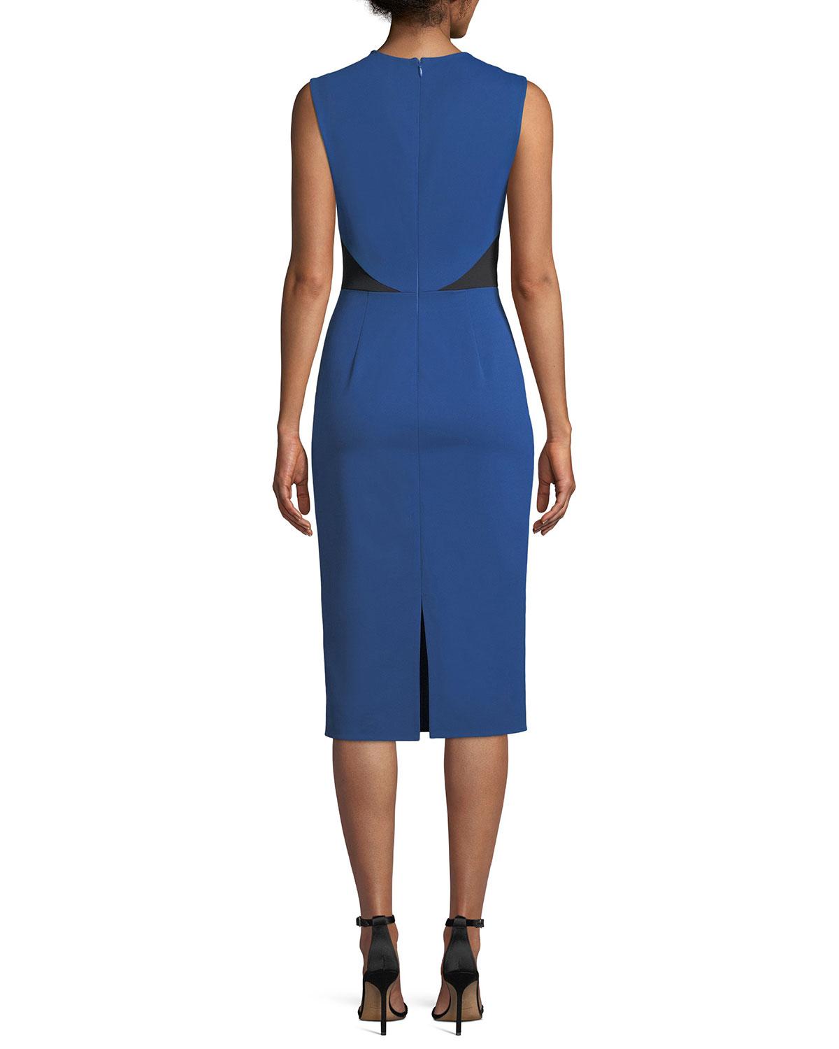 Dvf color hotsell block dress