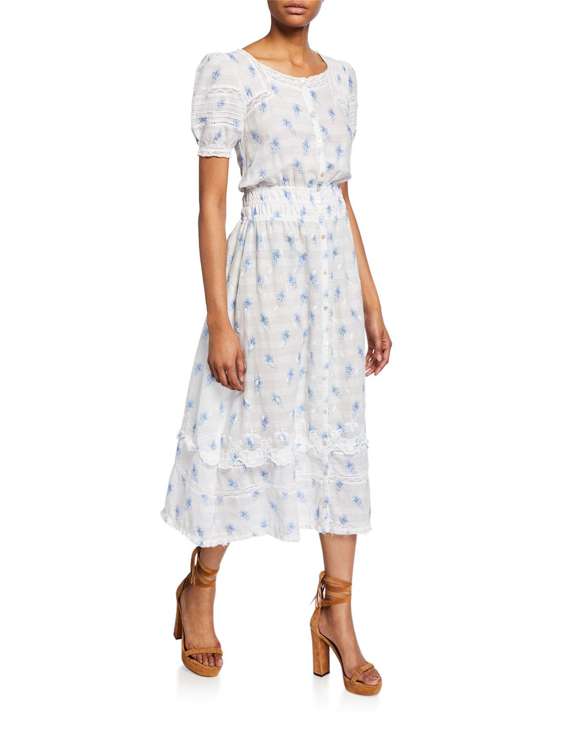 sandy embroidered cape maxi