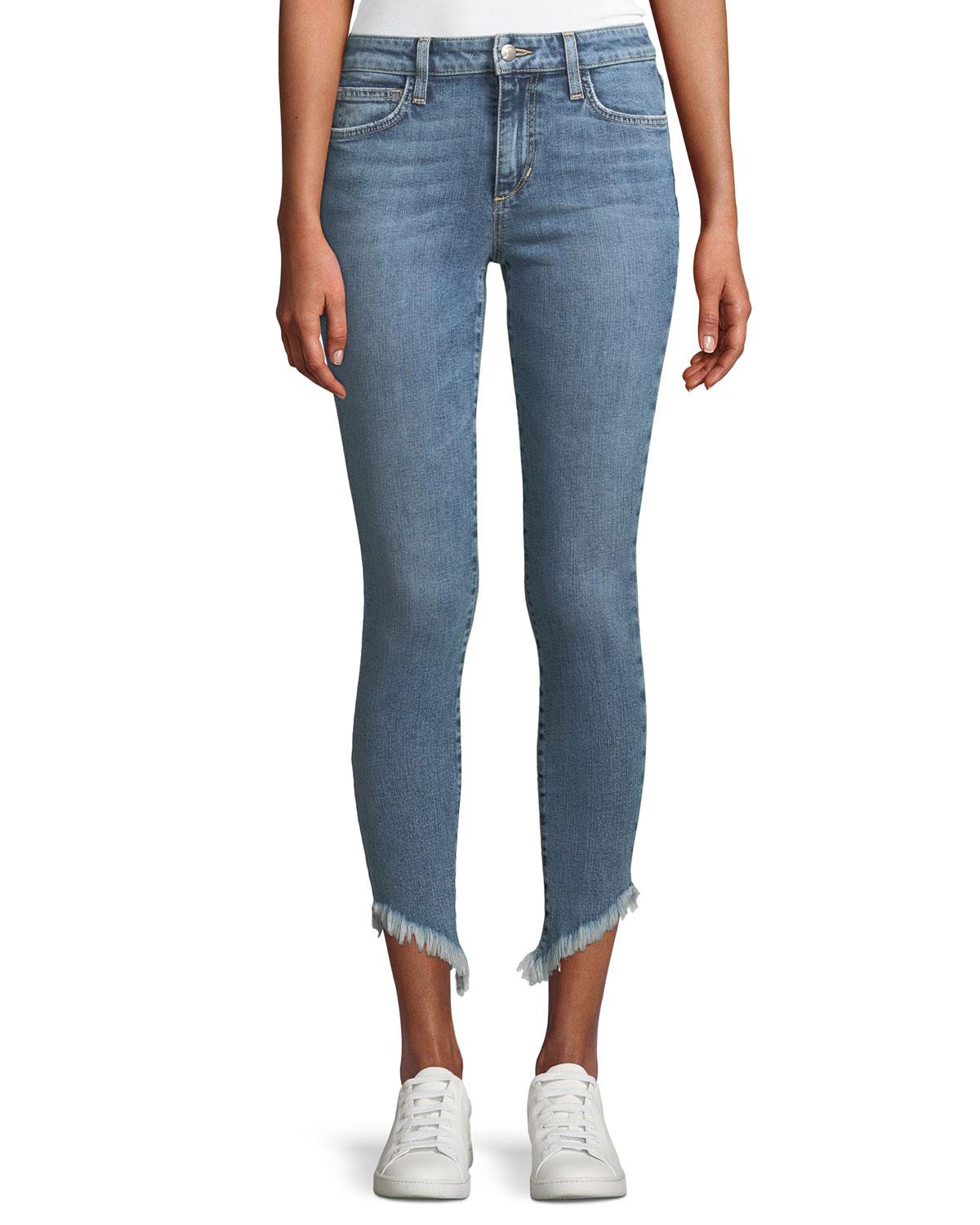 Joe's Jeans Denim Marcela Icon Ankle Skinny Jeans With Diagonal Fray ...