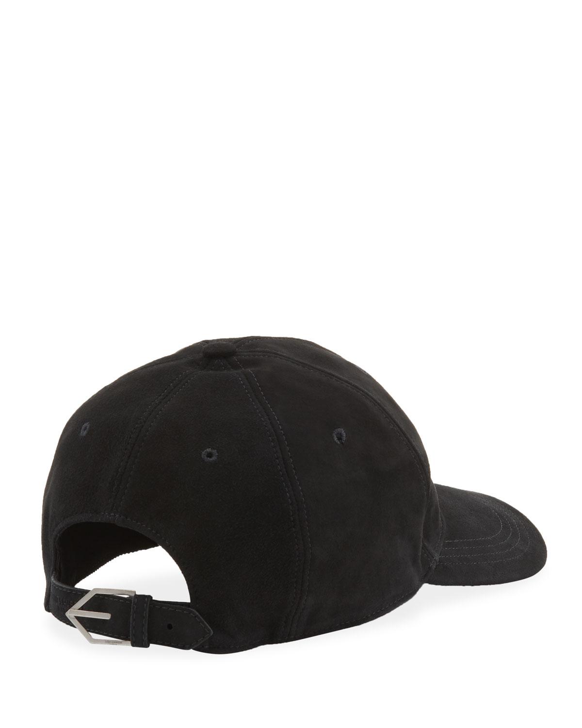 suede baseball cap mens