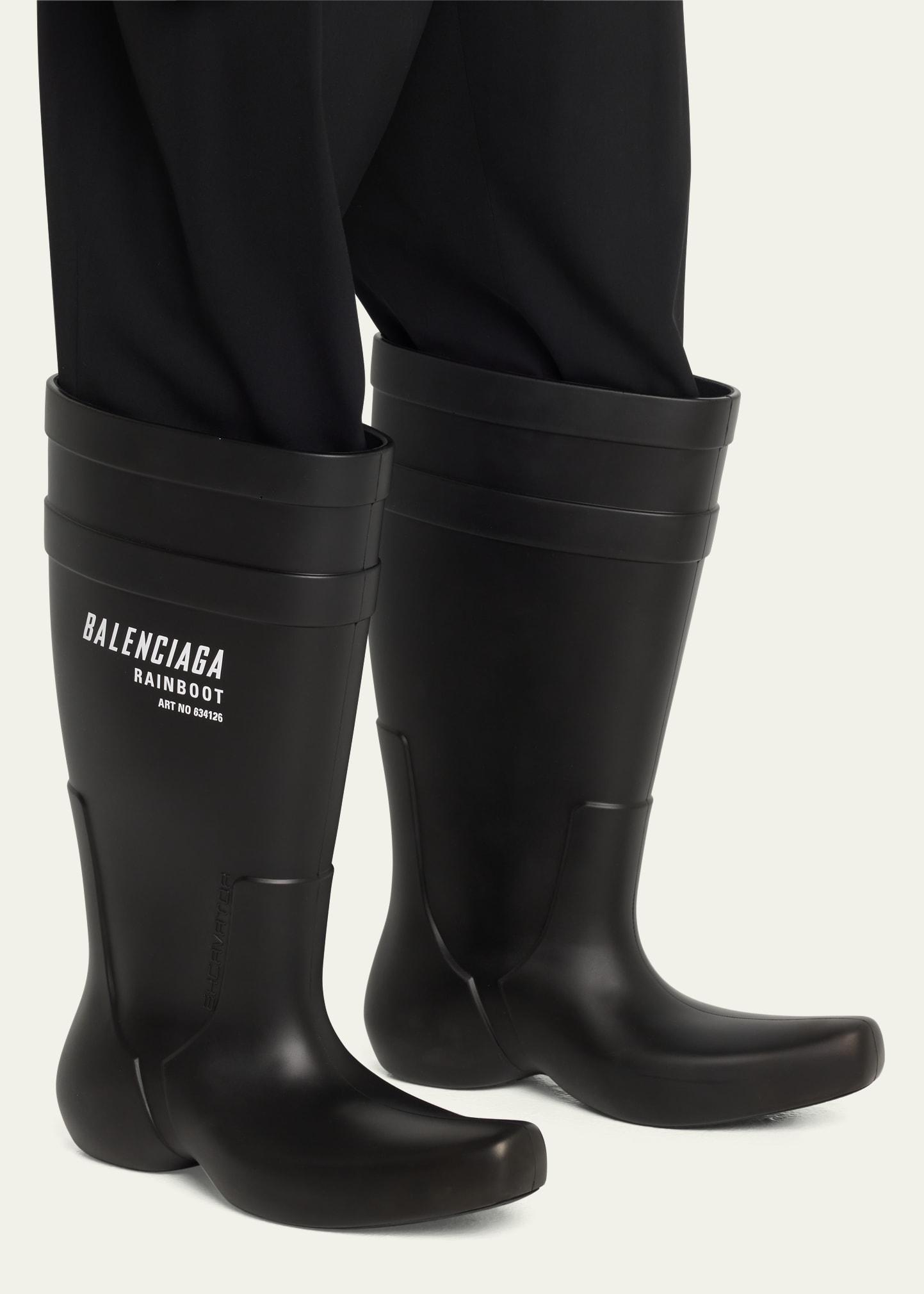Balenciaga Excavator Rubber Rain Boots in Black for Men | Lyst Balenciaga Excavator Rubber Rain Boots in Black for Men | Lyst