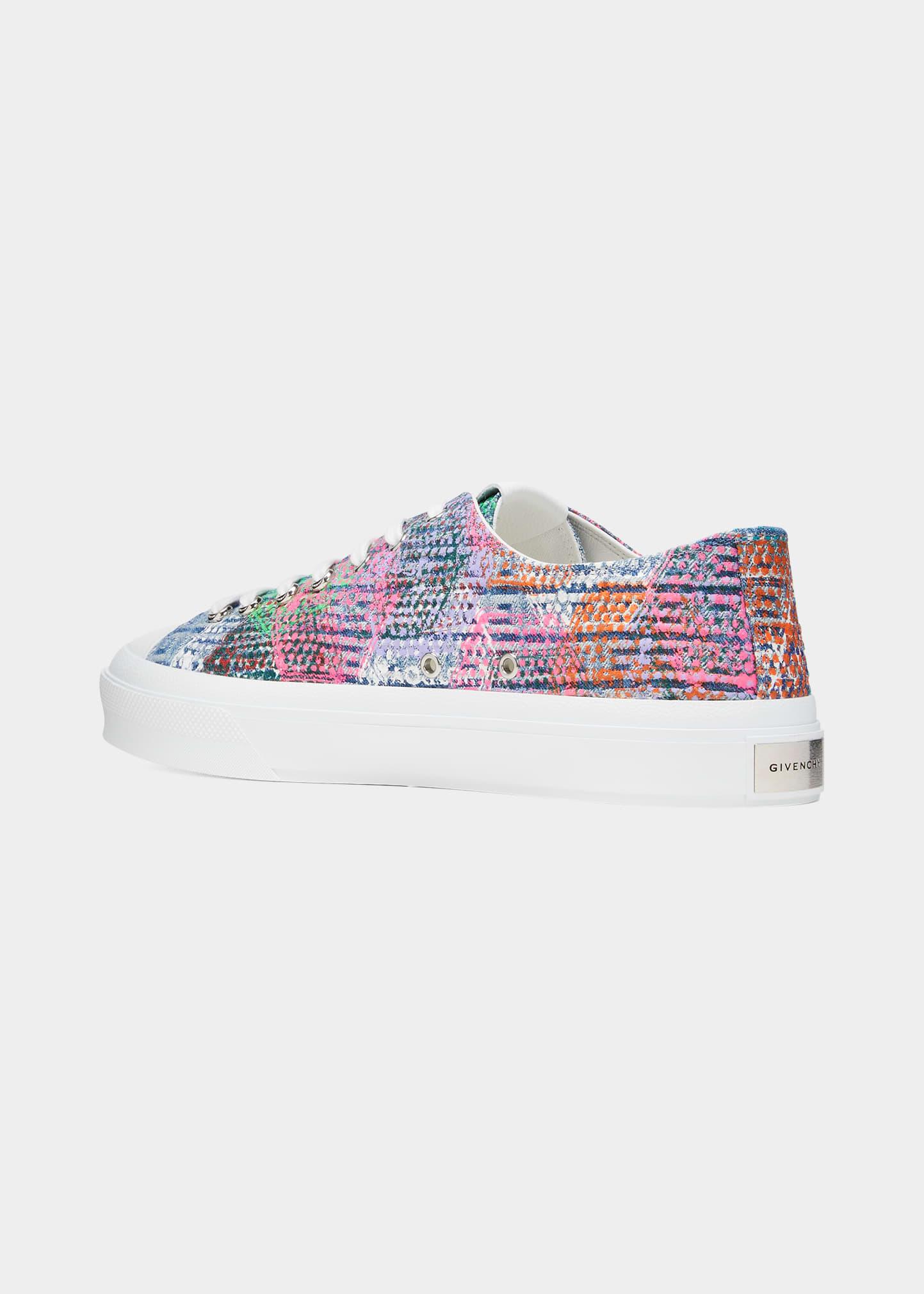 Givenchy X Bstroy Printed 4g Denim City Low-top Sneakers for Men 
