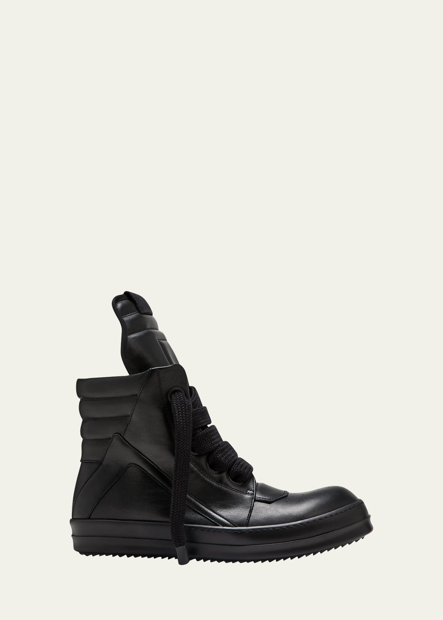 Rick owens black geobasket cheap