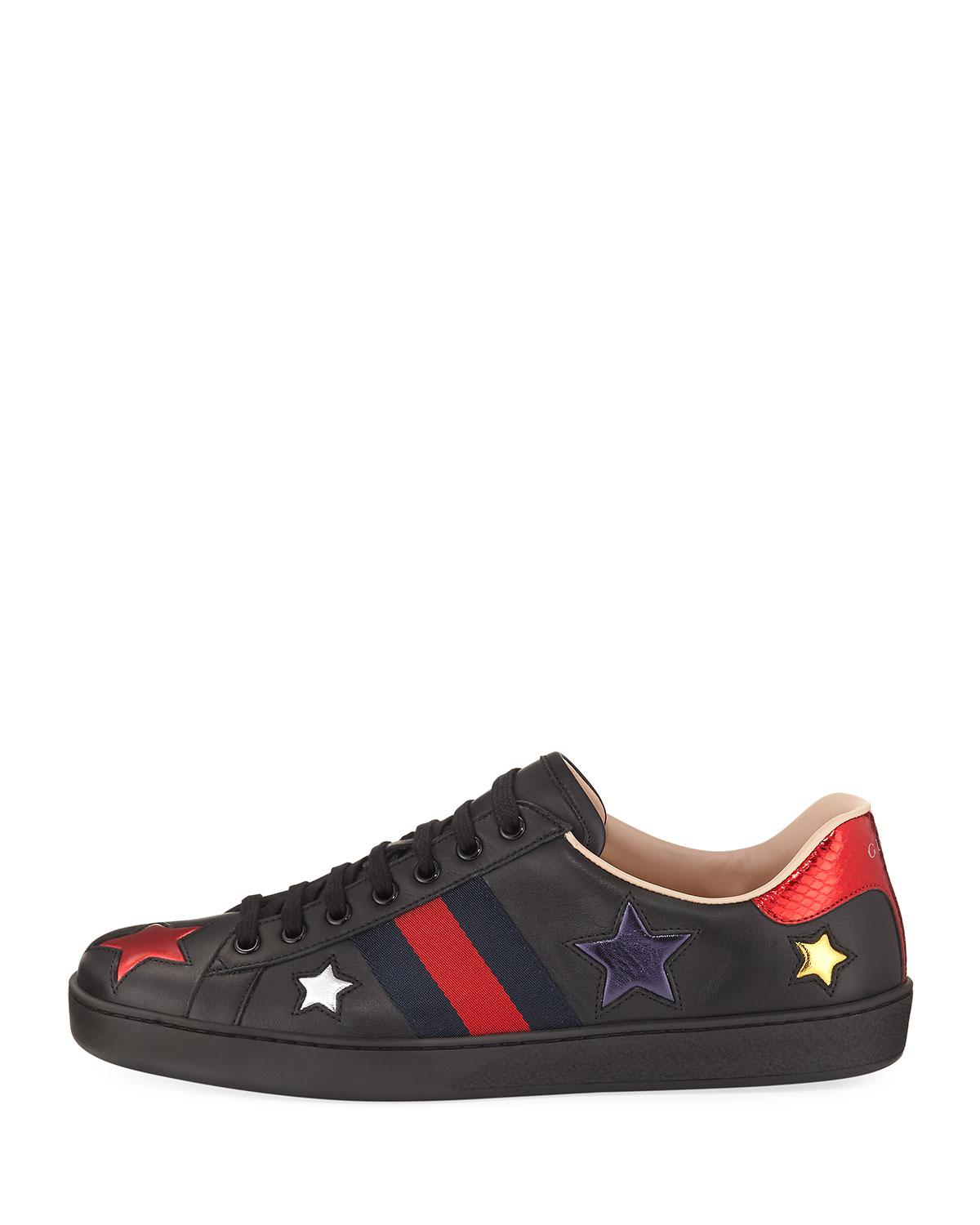 gucci ace star sneakers