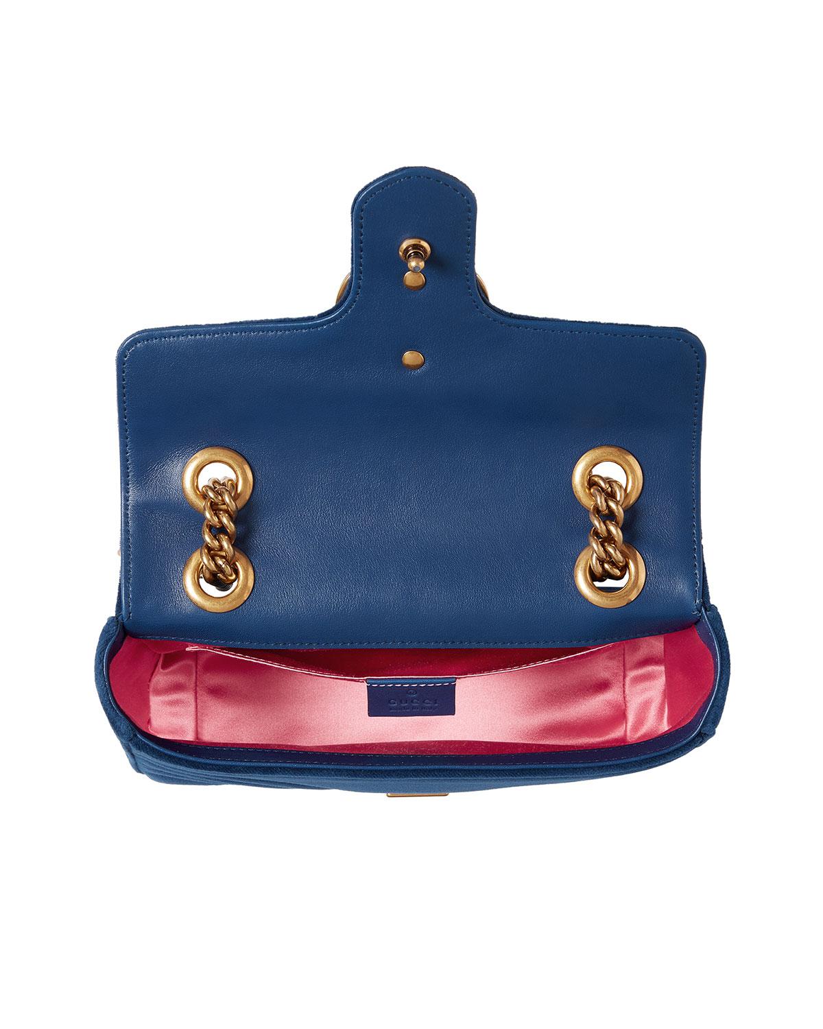 Gucci Gg Marmont 2.0 Suede Shoulder Bag - Lyst