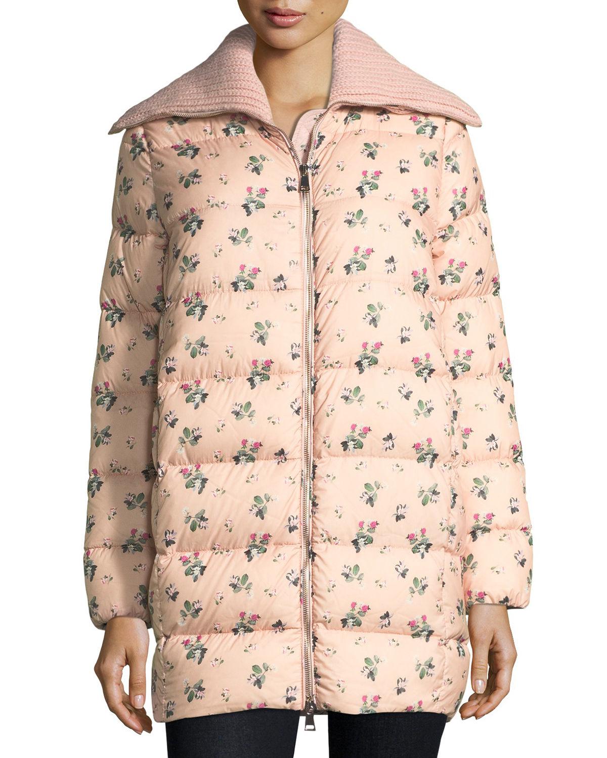 moncler floral coat
