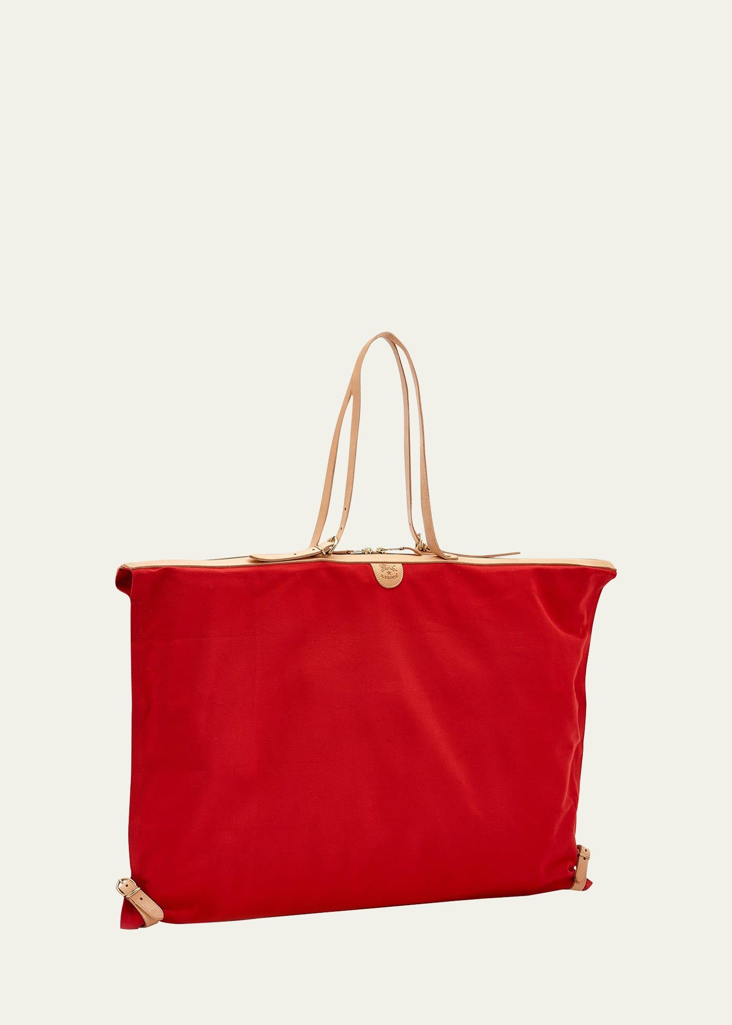 Il Bisonte Caramella Transformable Buckle Zip Tote Bag in Red | Lyst