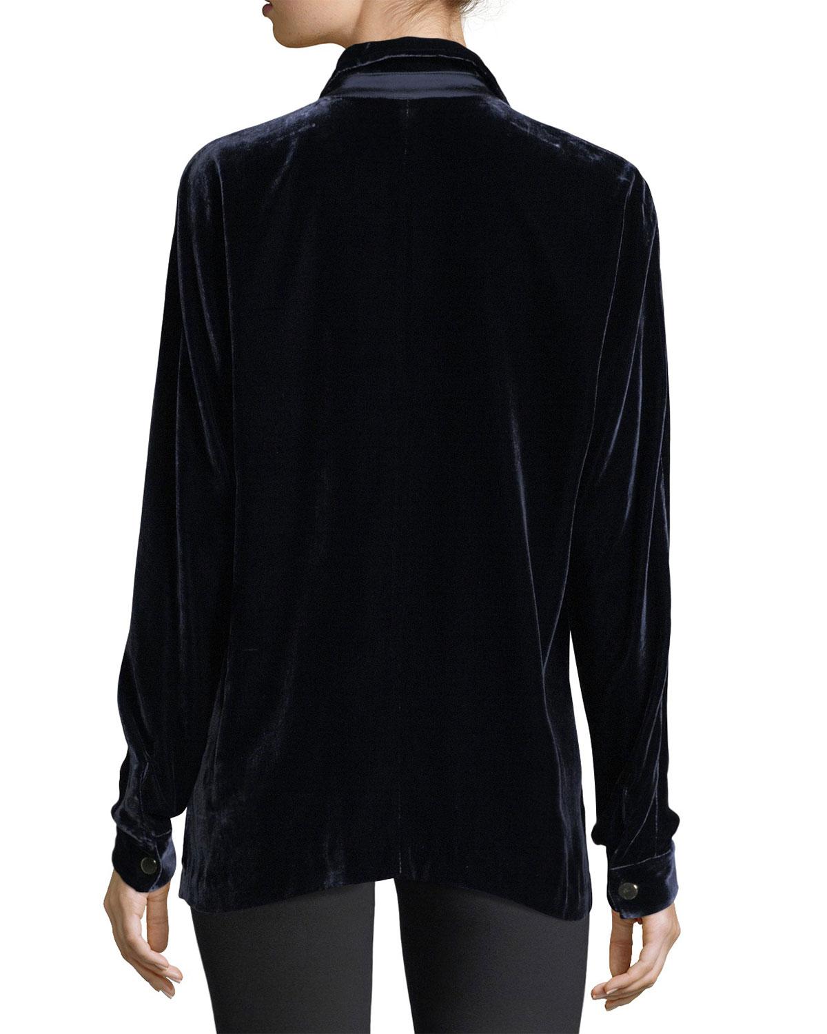 Louis Vuitton L Black Mesh Front Shirt Blouse