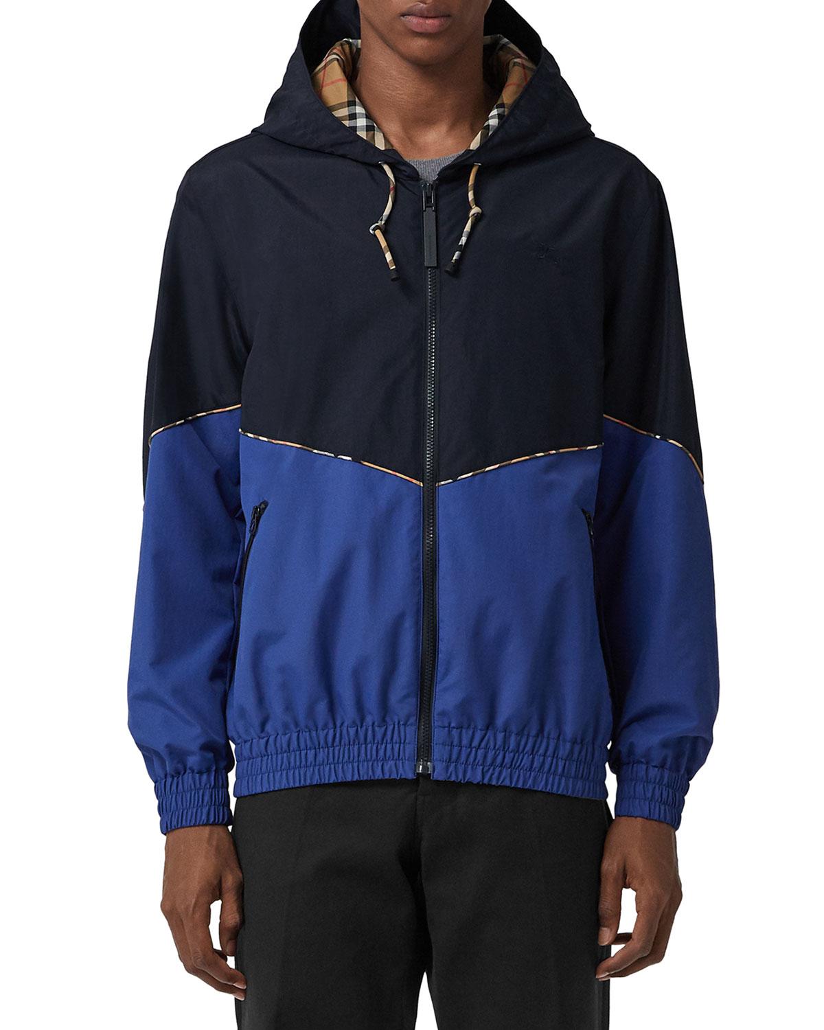 burberry mens zip up hoodie