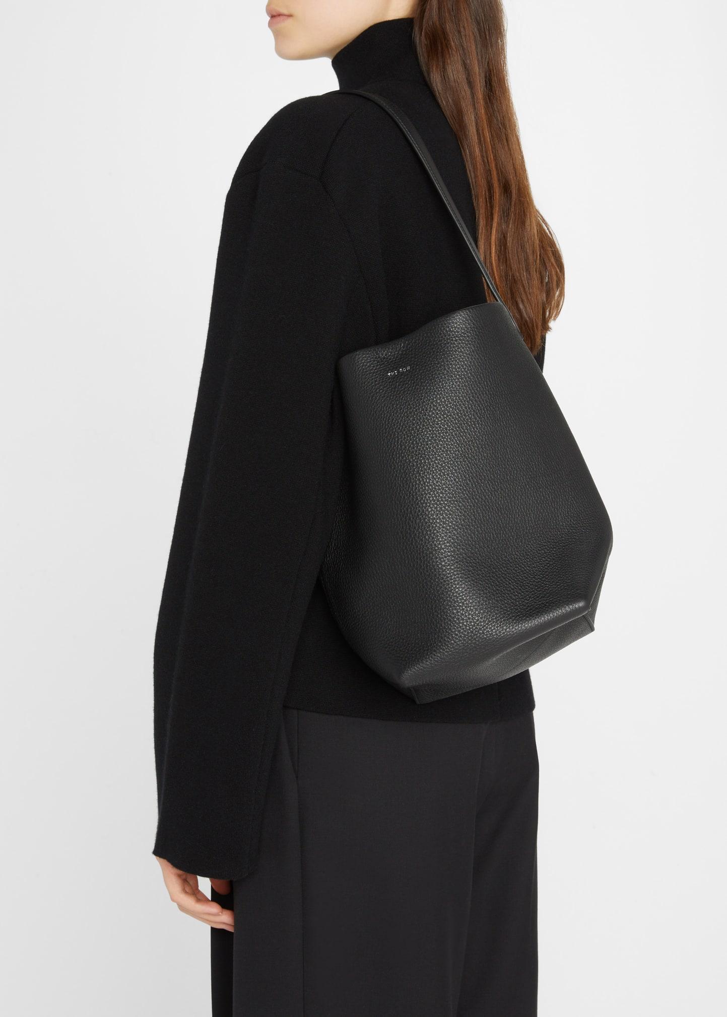 N/S Park small textured-leather tote