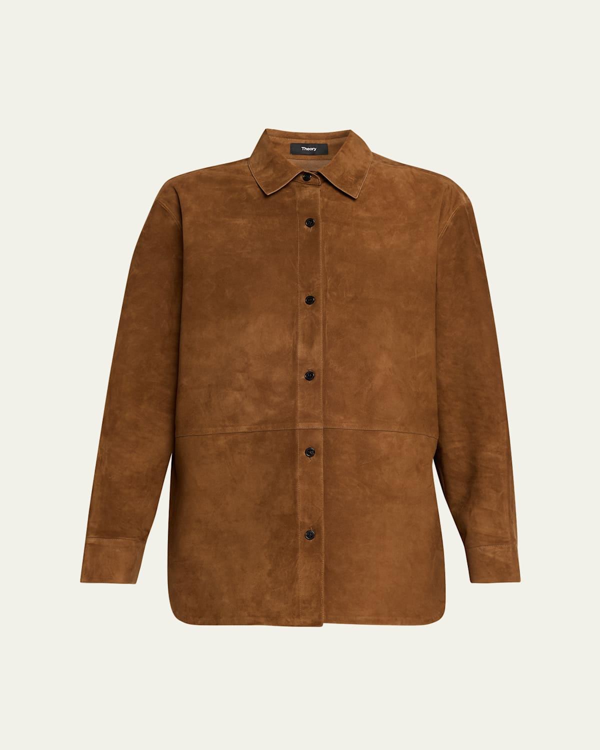 Suede Shirts for Women | Lyst