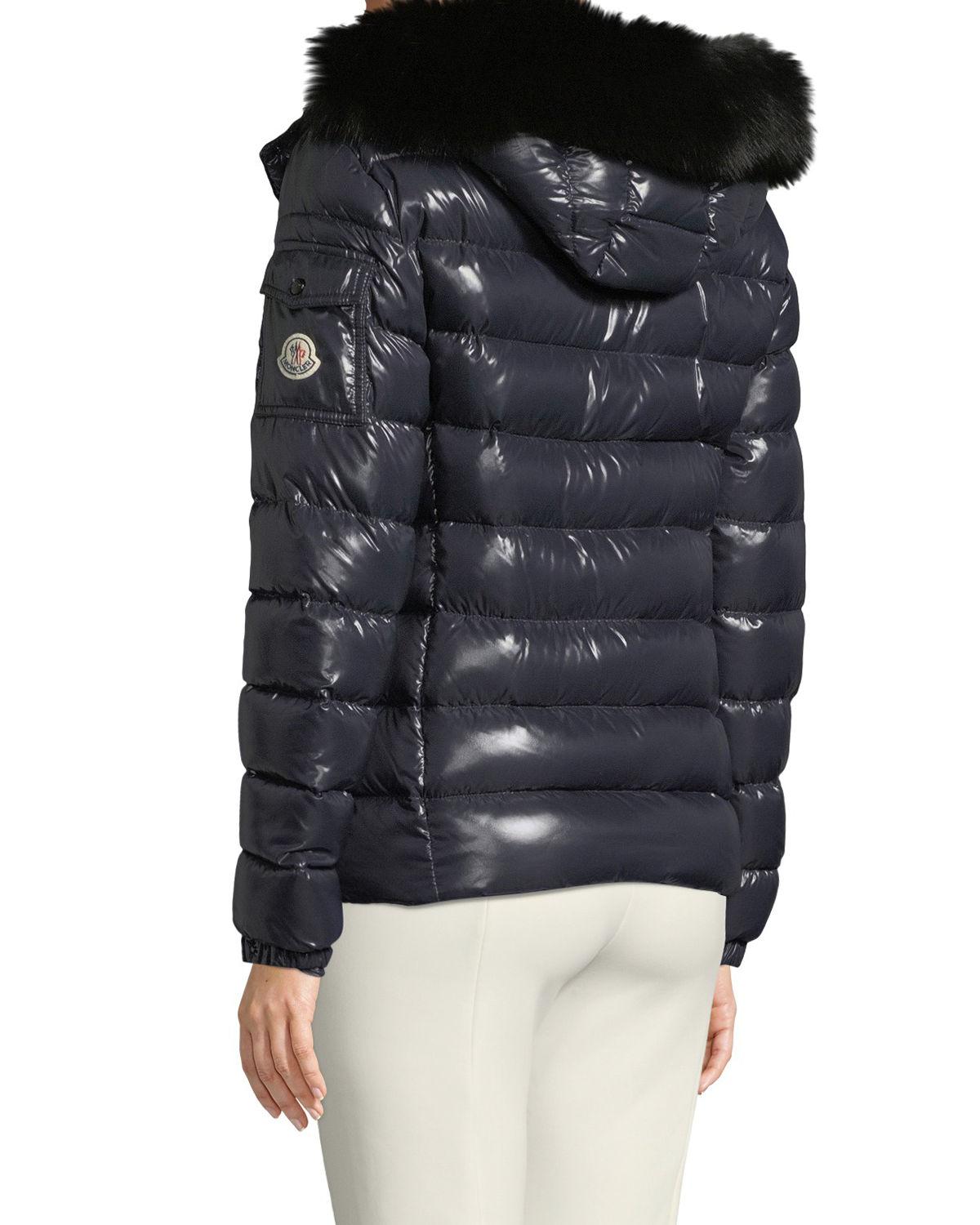 moncler puffer jacket with fur hood