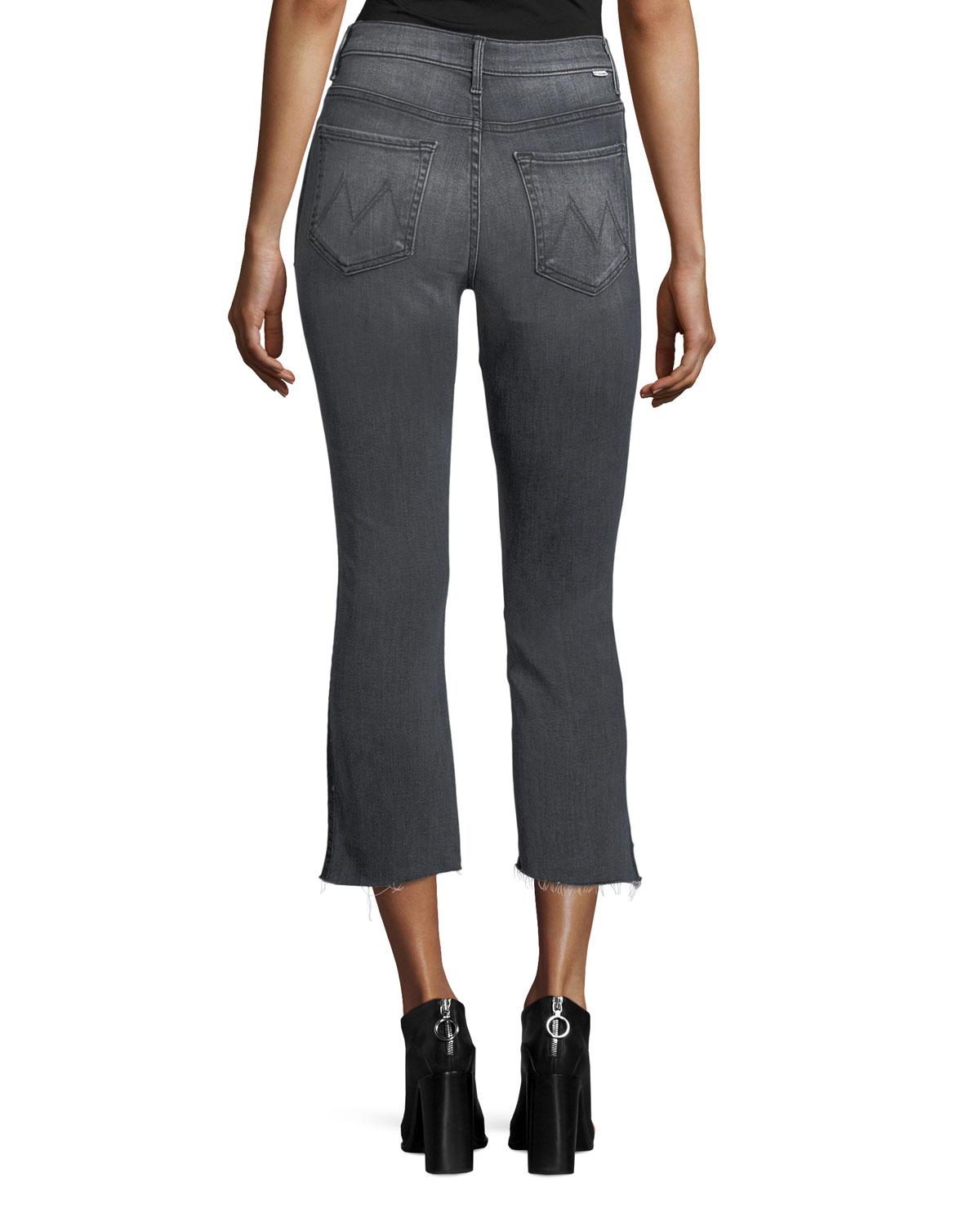 mother gray jeans