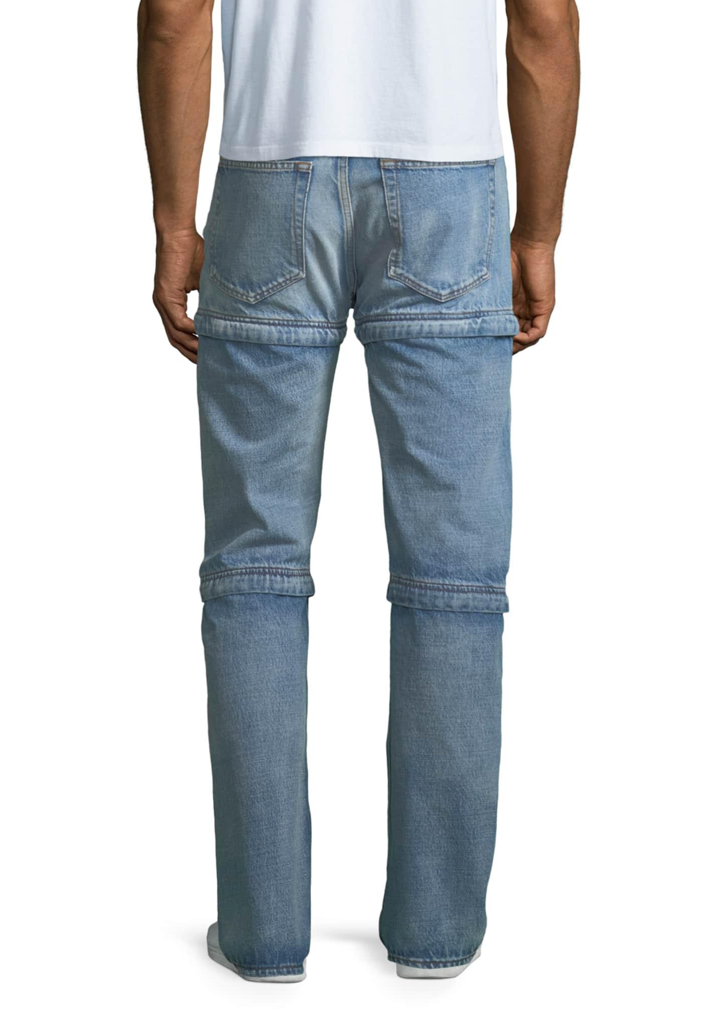 convertible cargo jeans balenciaga