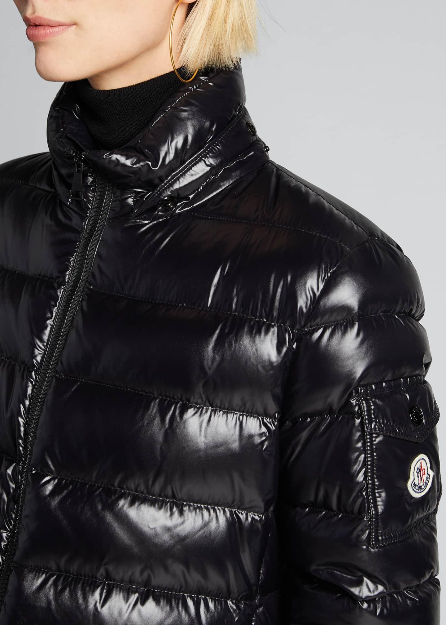 moncler moka lacquer hooded jacket