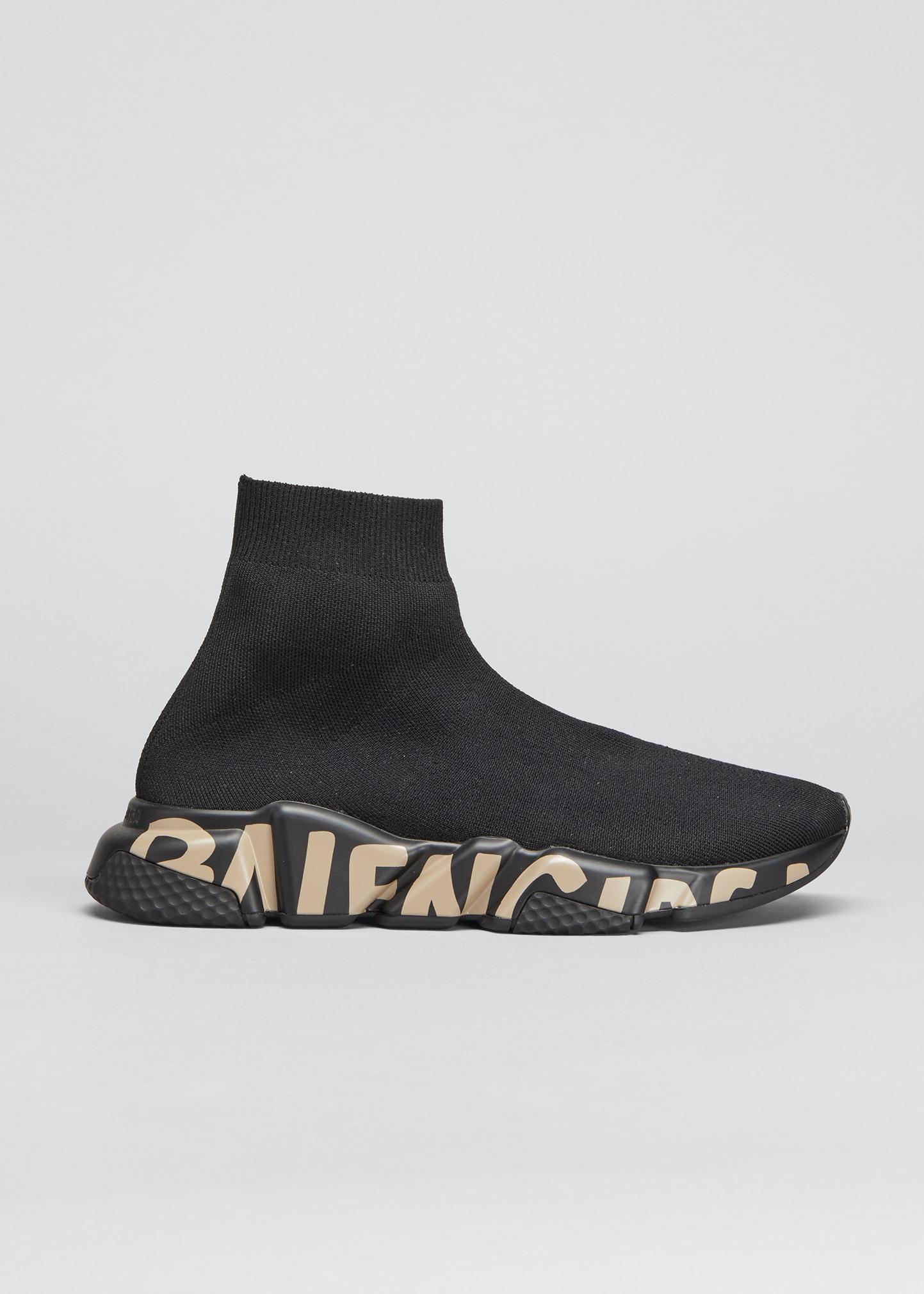 Balenciaga Speed Graffiti Sneakers for Men Lyst