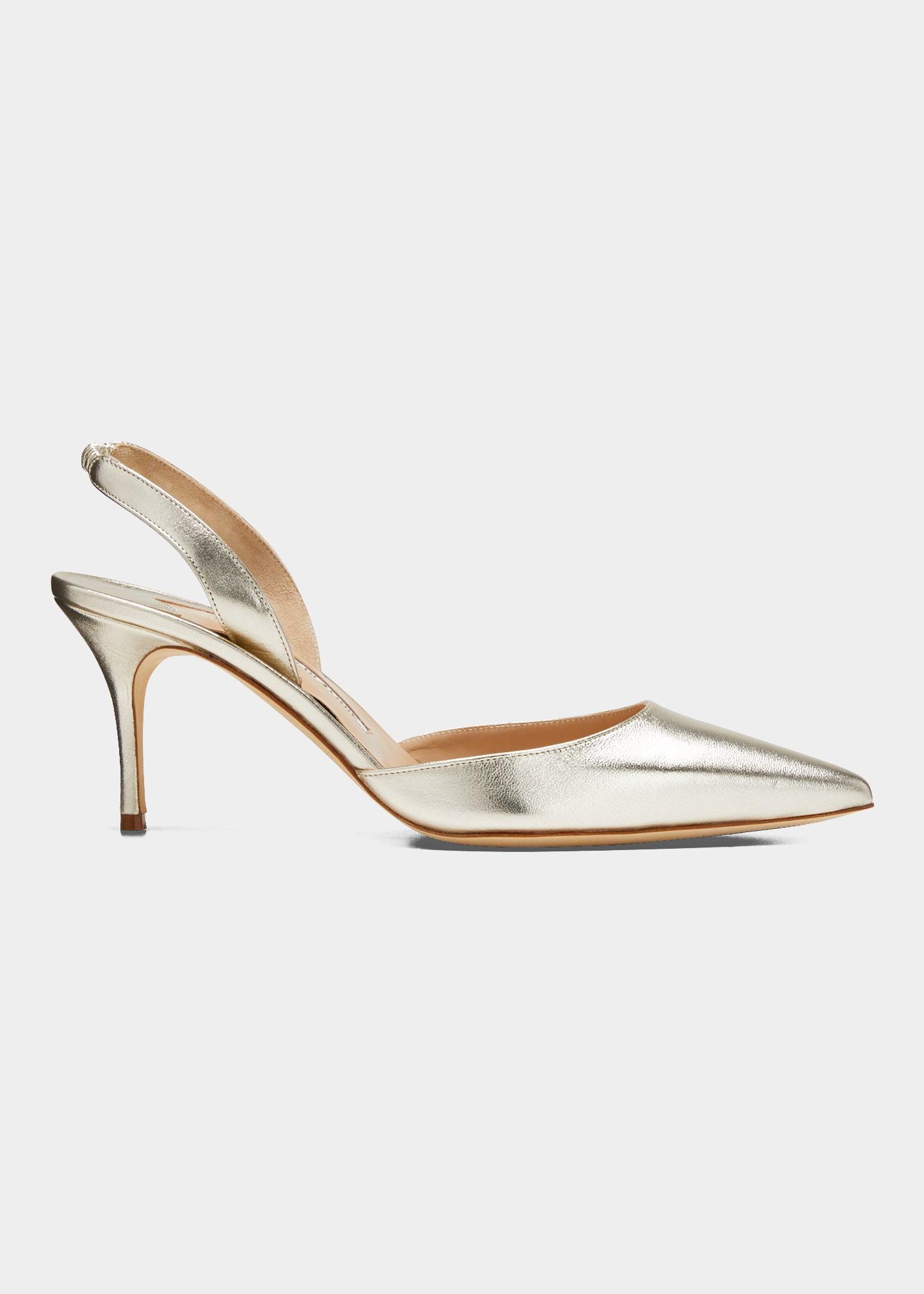 manolo blahnik mid heel