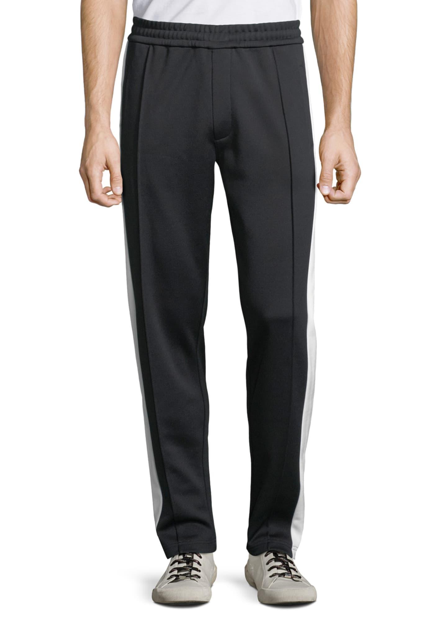 straight leg mens track pants