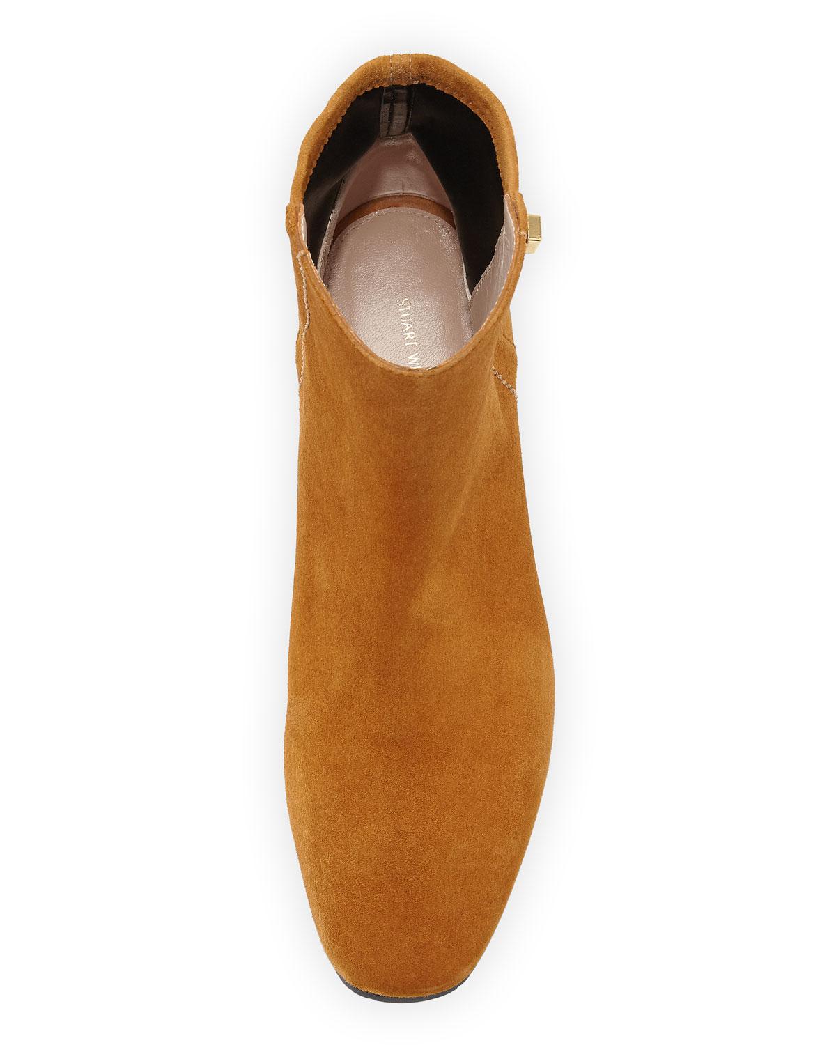 stuart weitzman solo suede booties