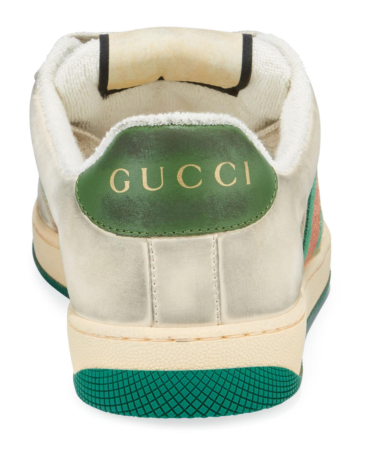 gucci distressed sneakers