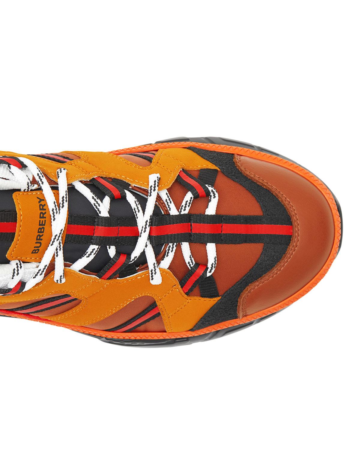burberry shoes mens orange
