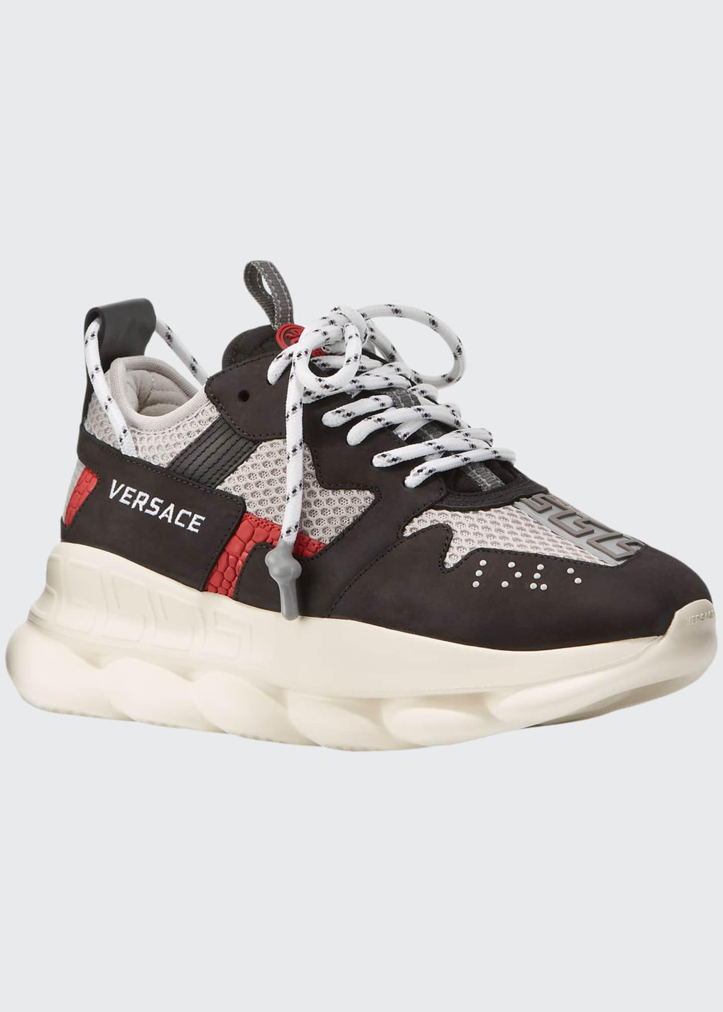 versace greek key sneakers