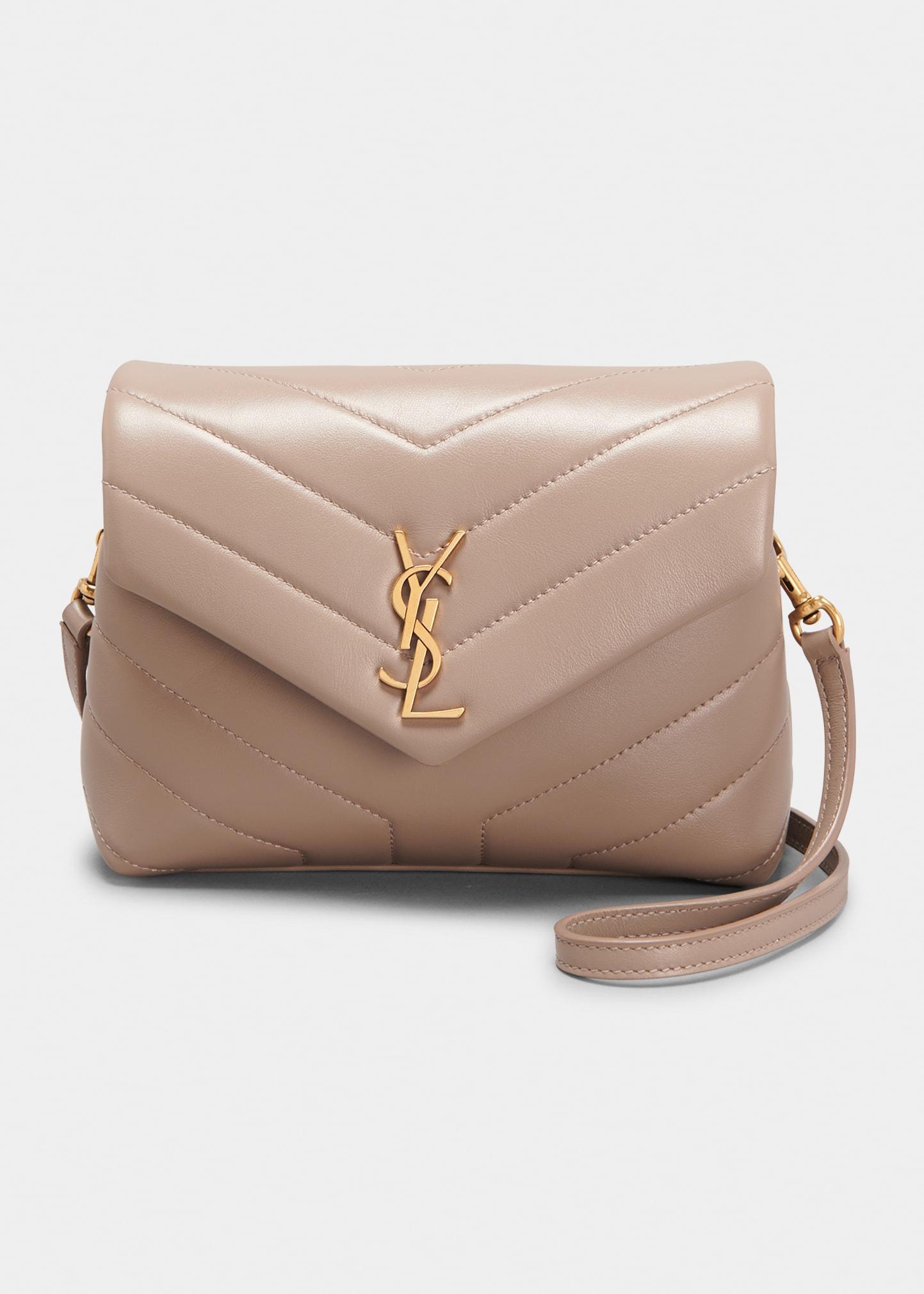 Saint Laurent Loulou Toy Ysl Matelasse Calfskin Envelope Crossbody Bag