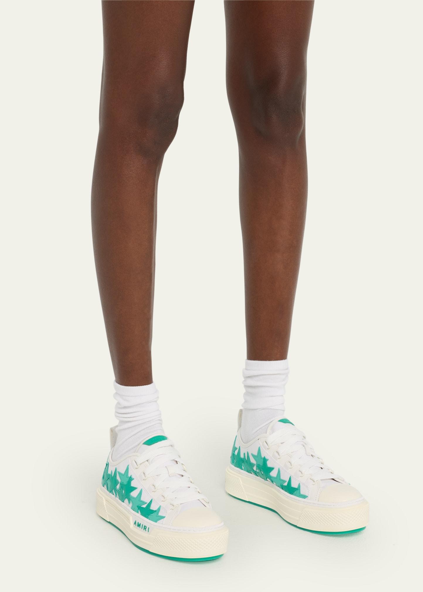 Amiri Court Star-patch Low-top Sneakers in Green | Lyst Amiri Court Star-patch Low-top Sneakers in Green | Lyst