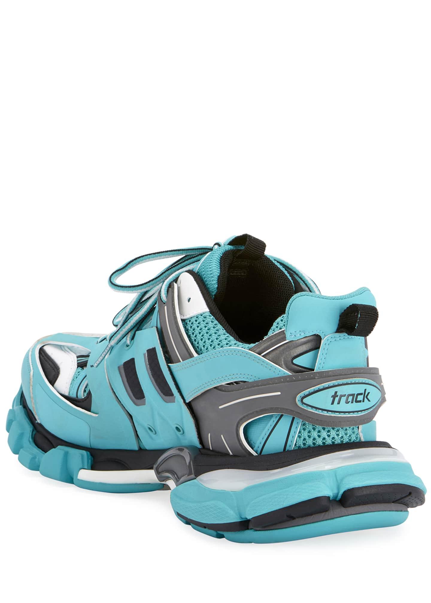 turquoise balenciaga track sneakers