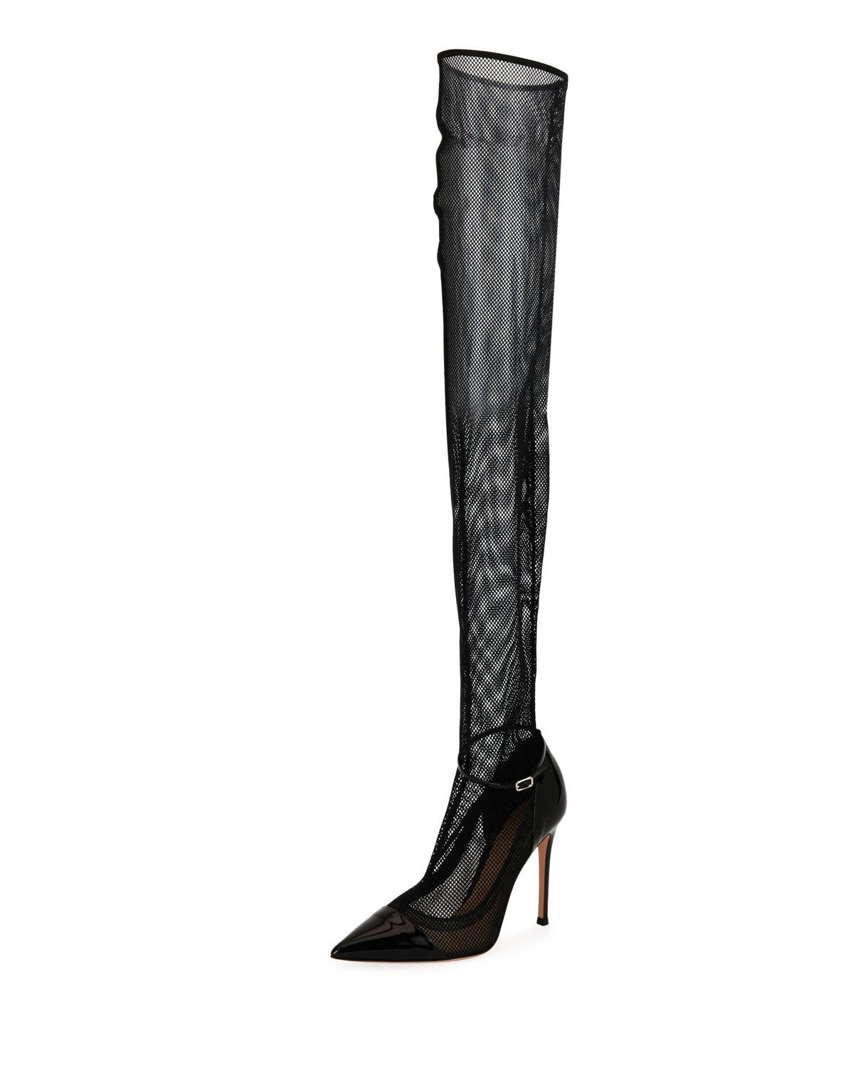 gianvito rossi mesh boots