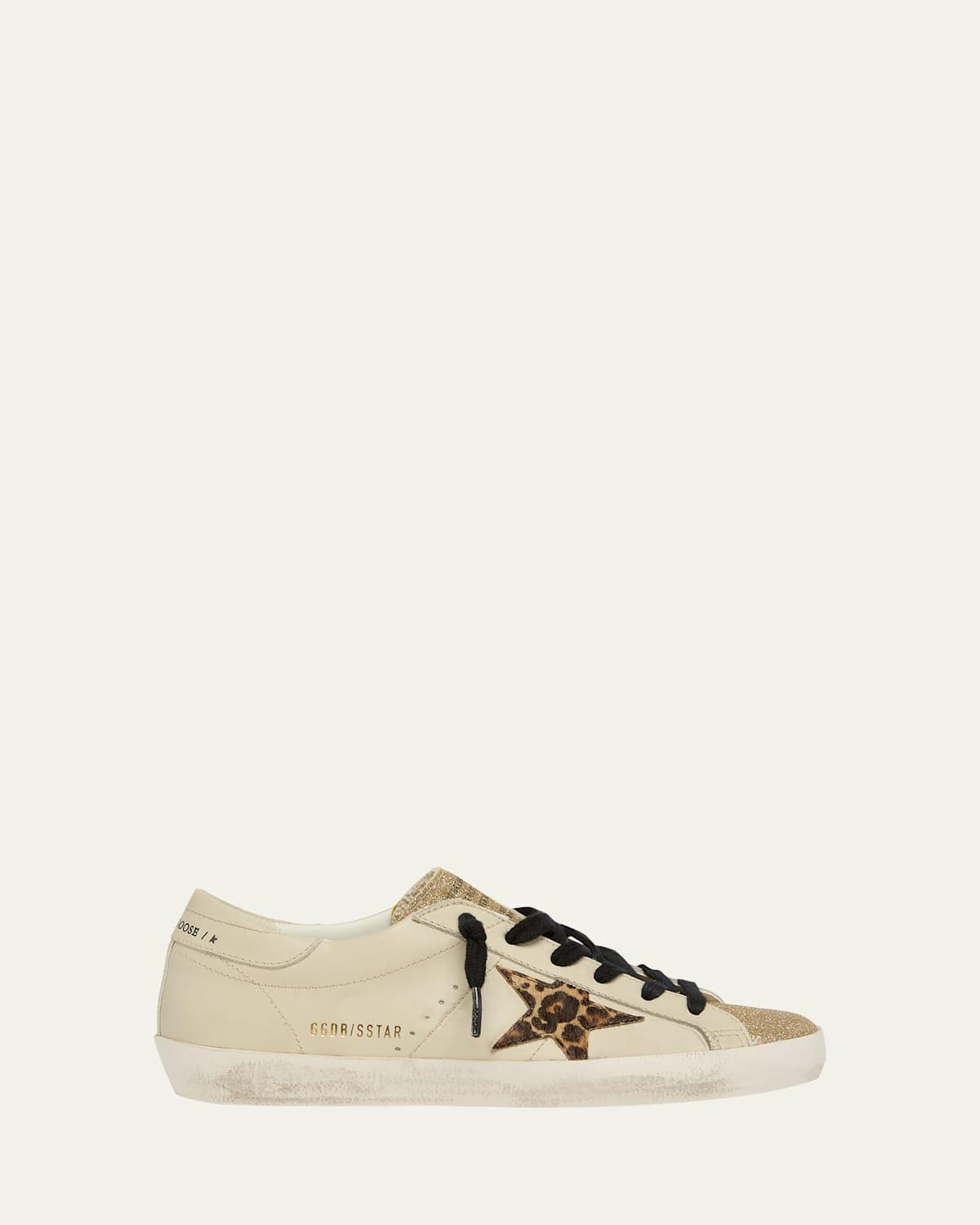 Designer Golden Goose Deluxe Brand Super-Star Leopard