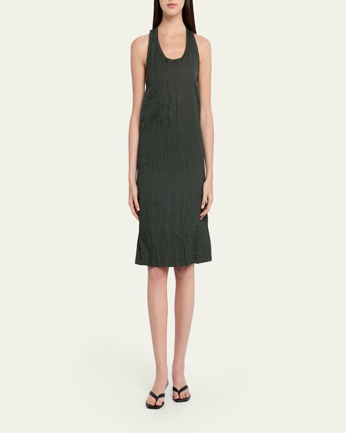green emerald velvet dress Evening tank dress black – TOTEME