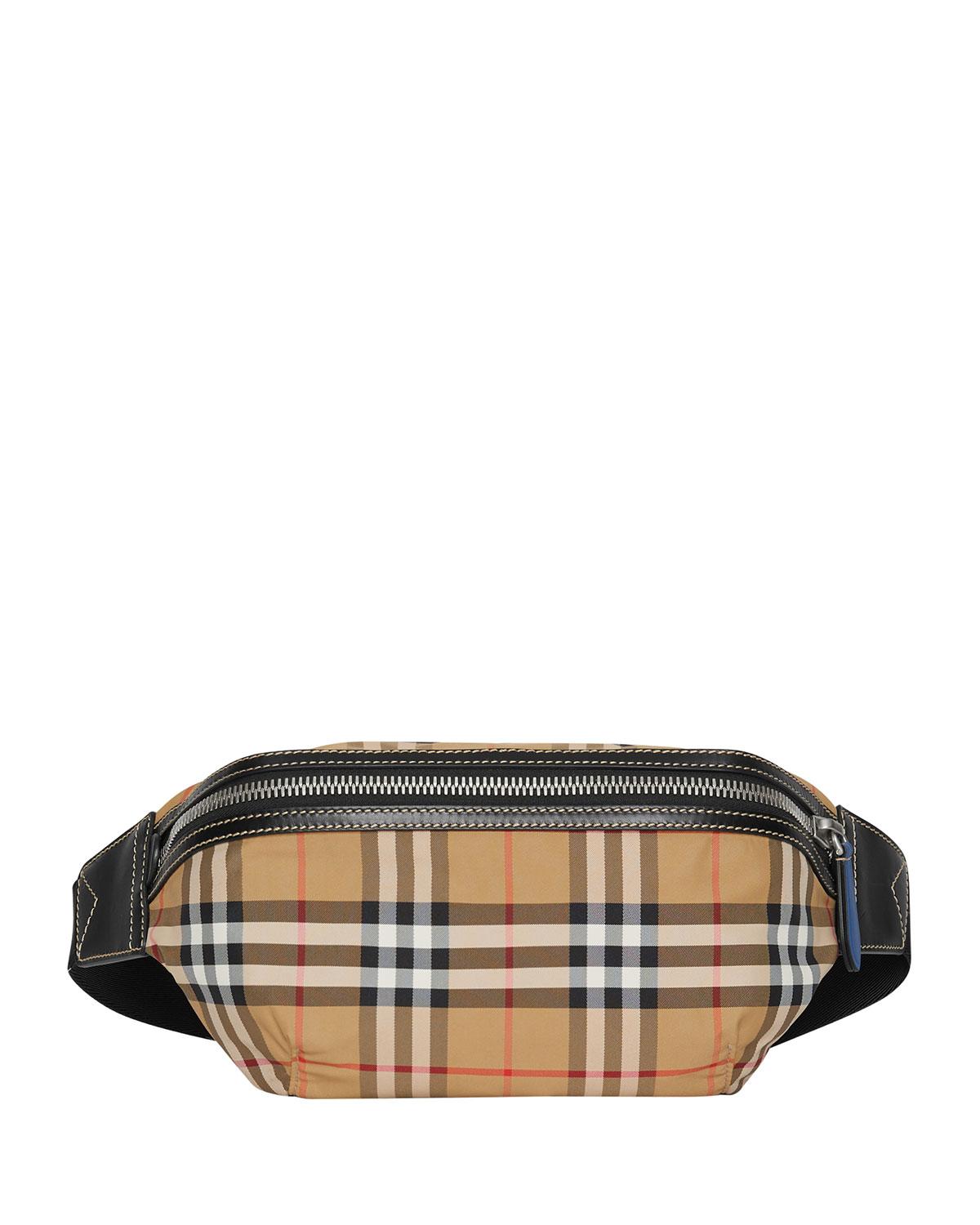 Burberry Leather Sonny Vintage Check 