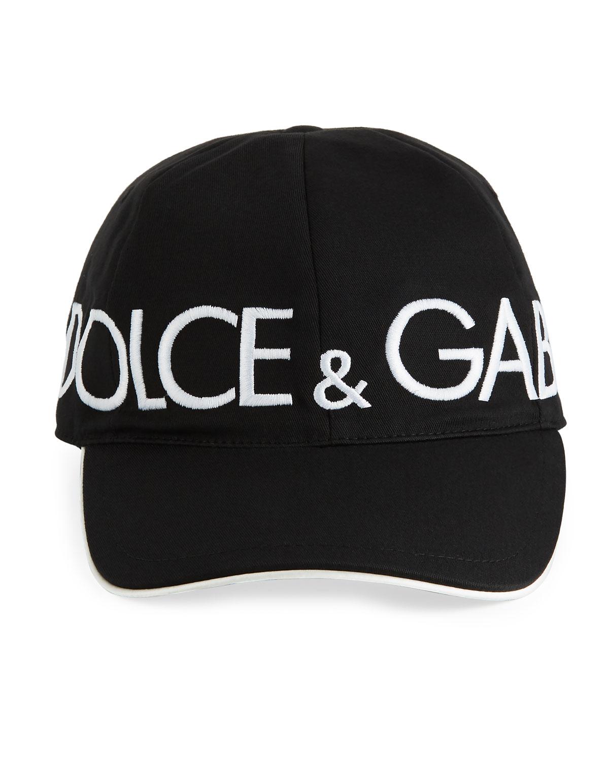 【送料&関税込】Dolce & Gabbana Cap With Logo Dolce & Gabbana Black Logo Cap for Men | Lyst