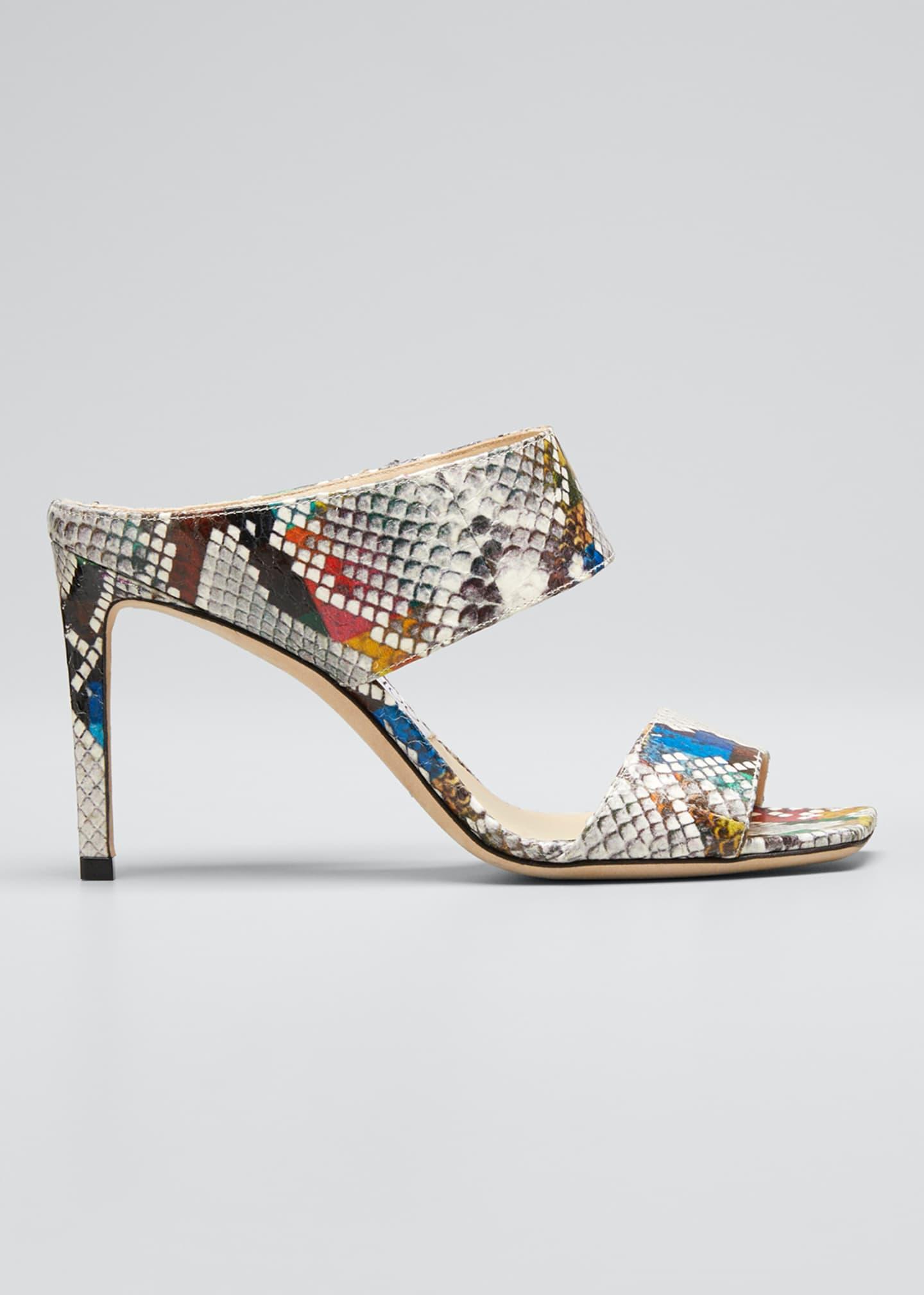 slide on heeled sandals