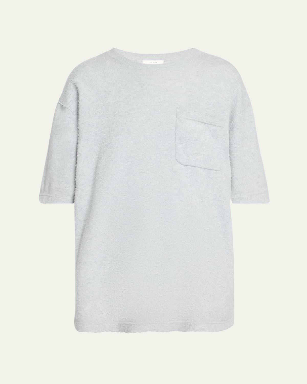【TheRow】T-shirts and Polos White Wesler T-Shirt White in Cotton – The Row