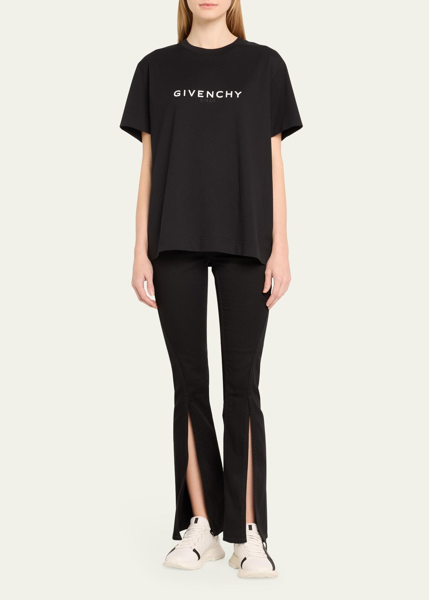 Givenchy Classic Fit Logo T-shirt in Black | Lyst