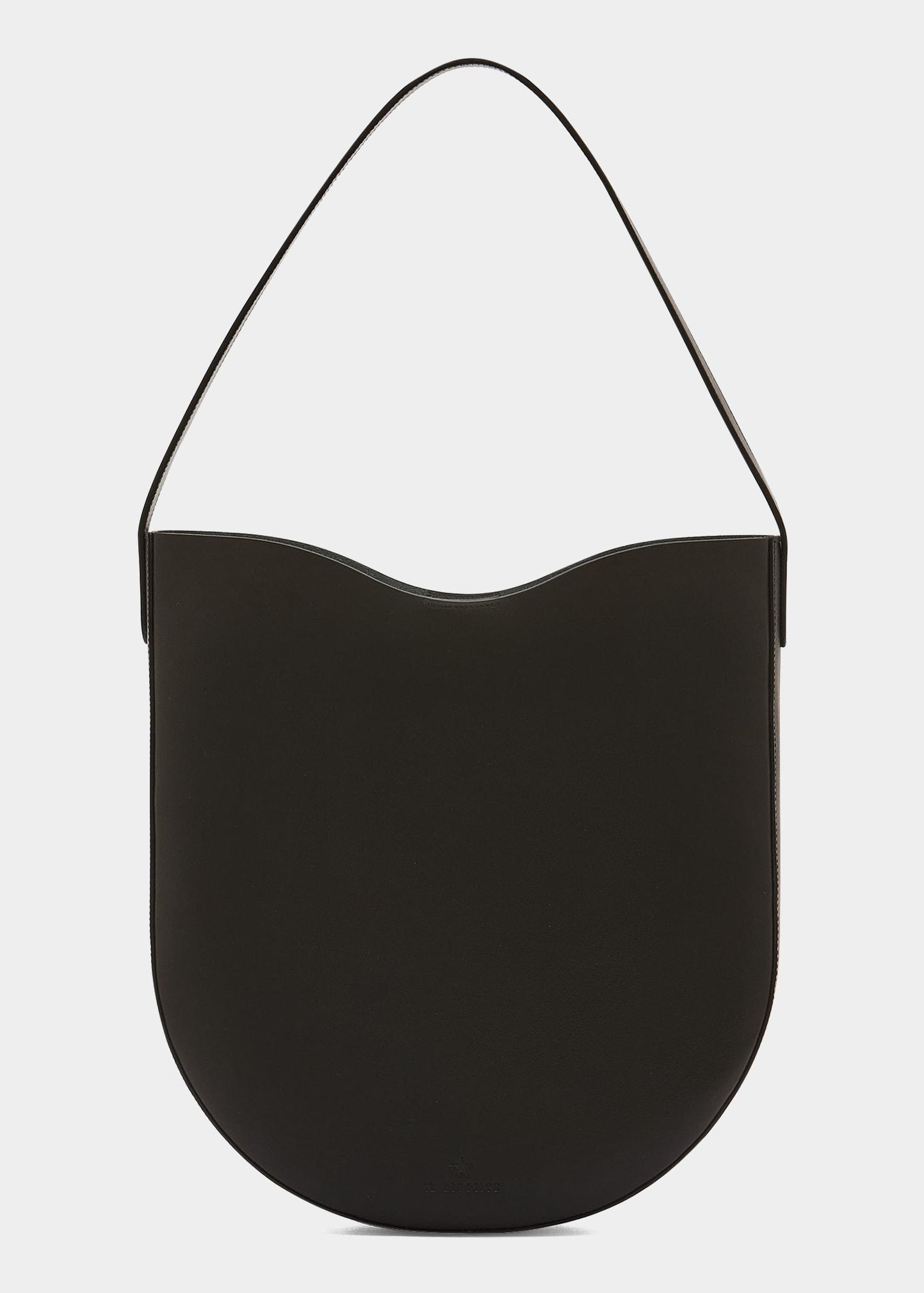 Il Bisonte Roseto Vacchetta Leather Hobo Bag in Black | Lyst