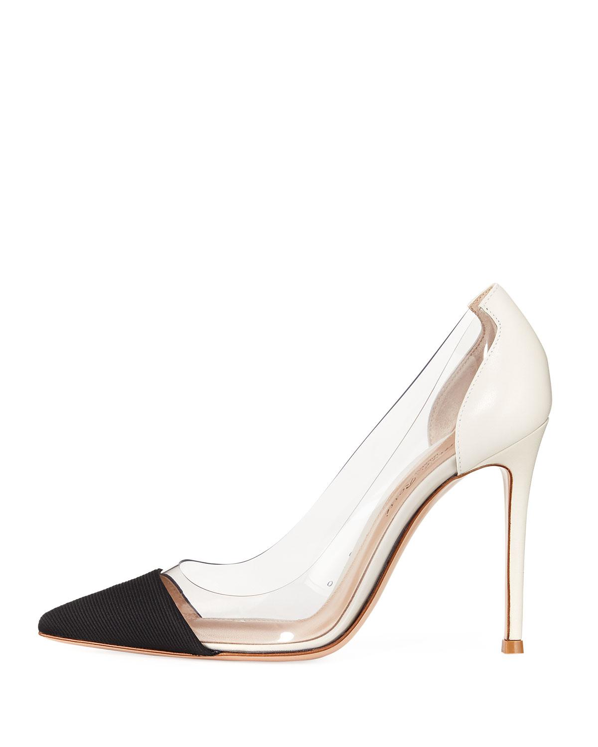 gianvito rossi plexi white