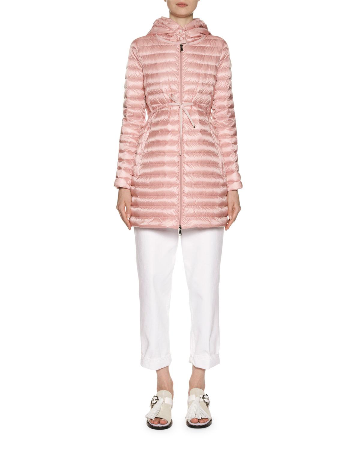 moncler barbel hooded puffer coat