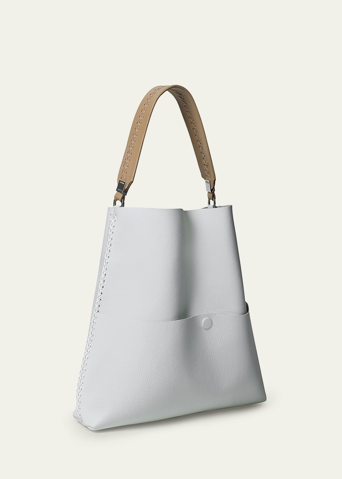Callista Slim Medium Leather Tote Bag | Lyst