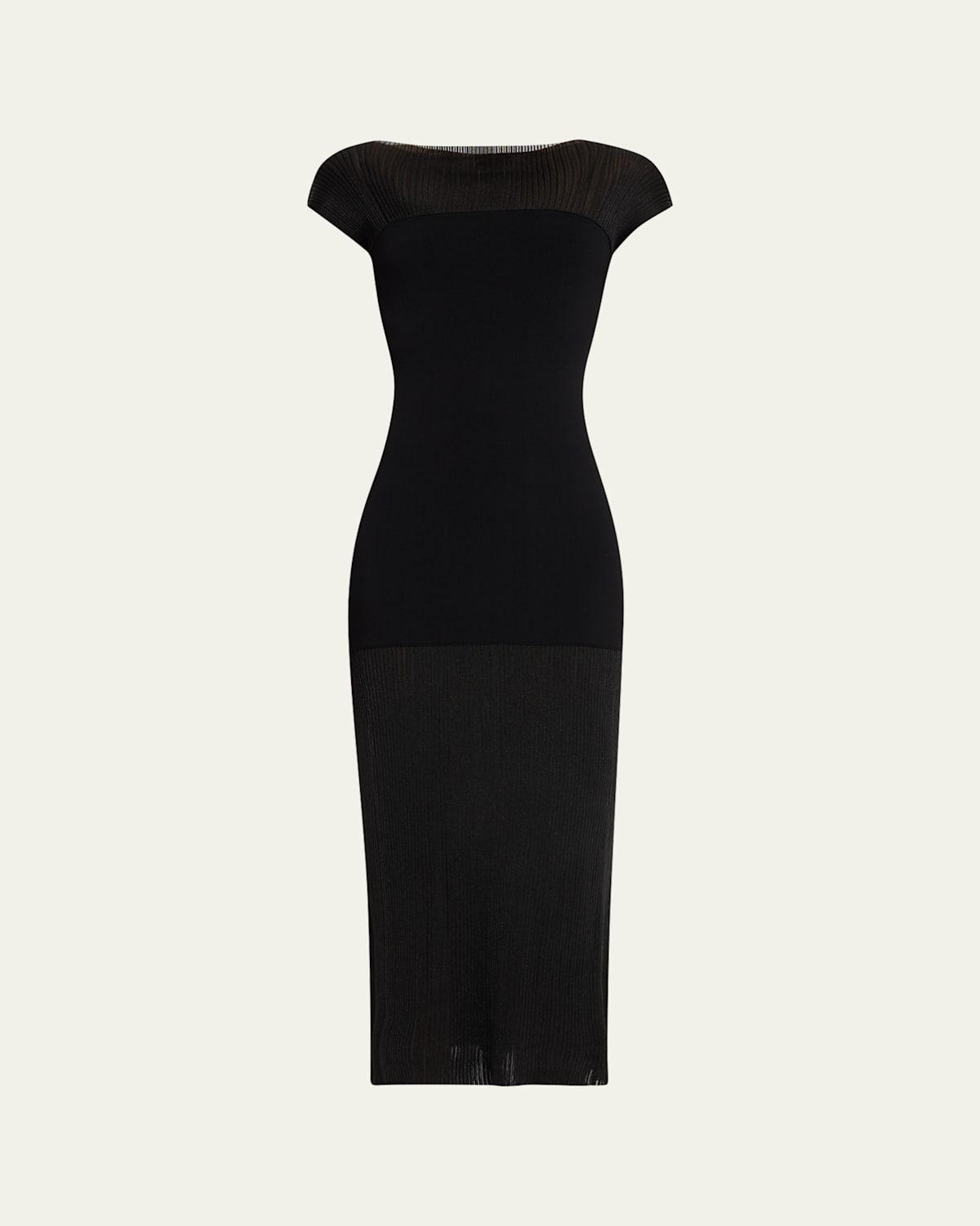 knee length dresses for ladies Solana Off Shoulder Midi Dress