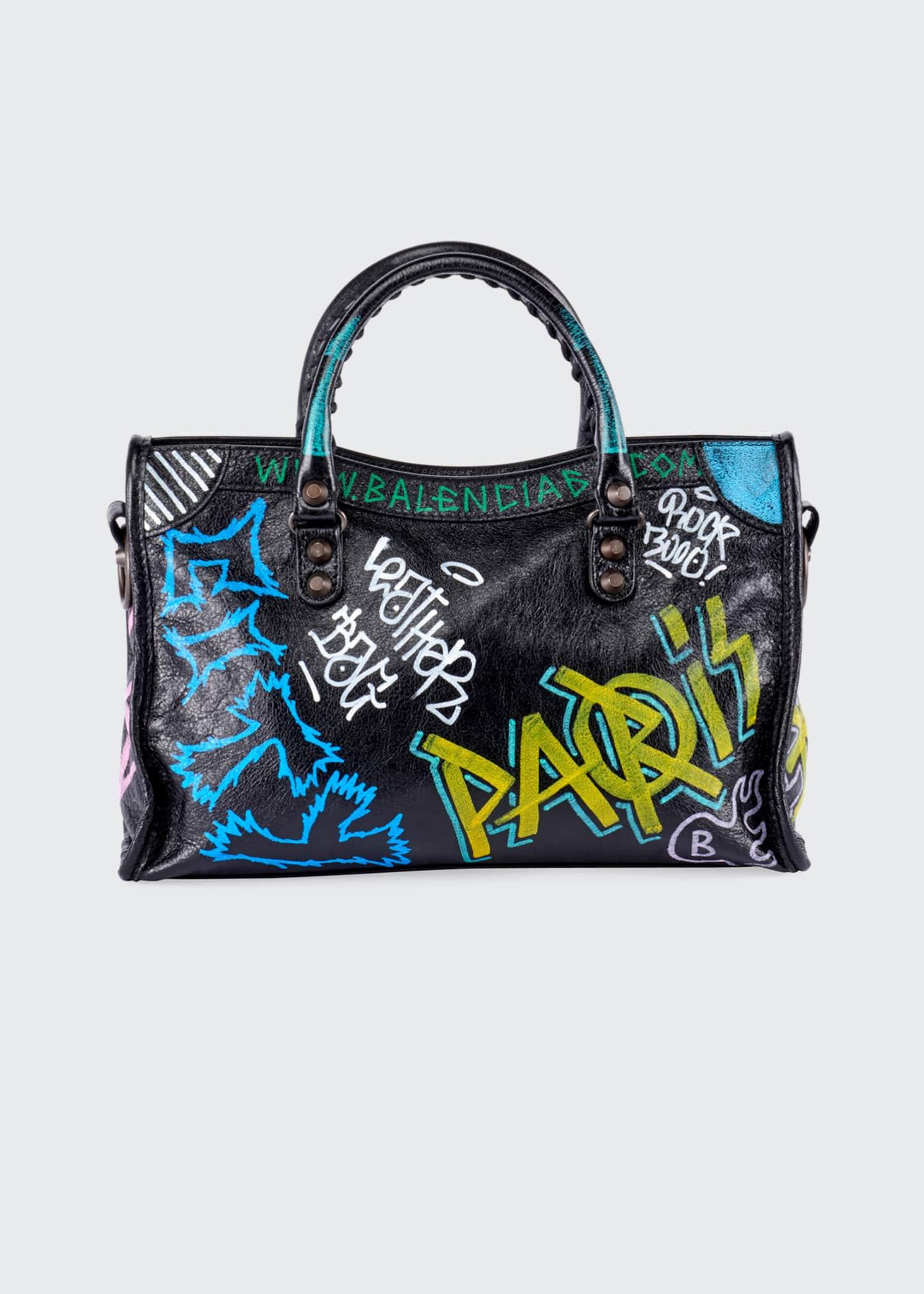 balenciaga graffiti bag small