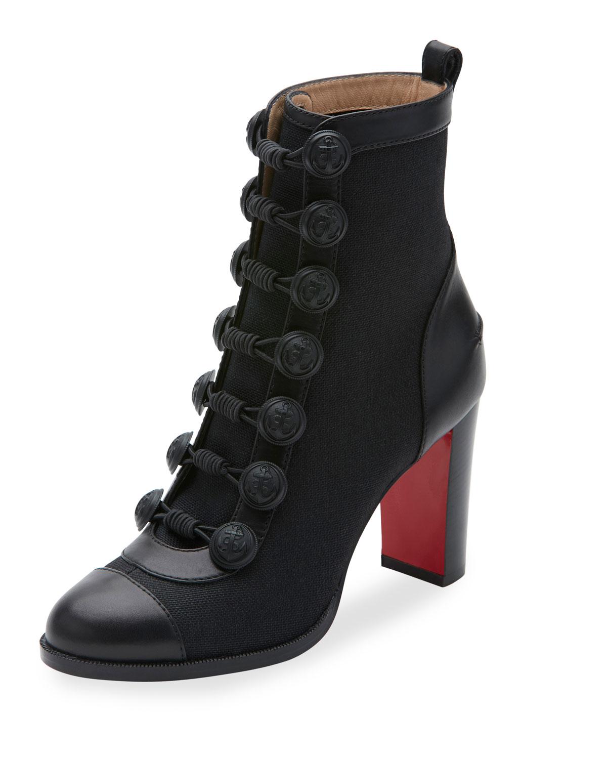 louboutin button boots