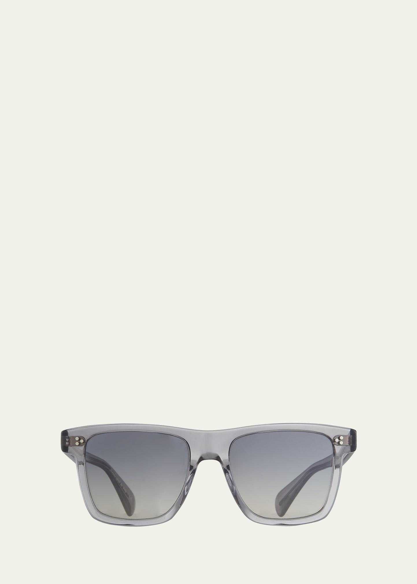 Oliver Peoples Casian Gradient-lens Rectangle Sunglasses in Gray